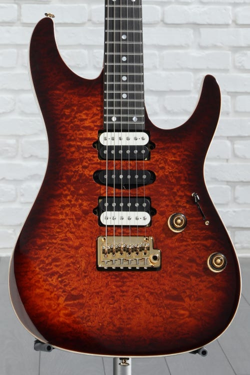 Ibanez Premium AZ47P1QM Electric Guitar - Dragon Eye Burst