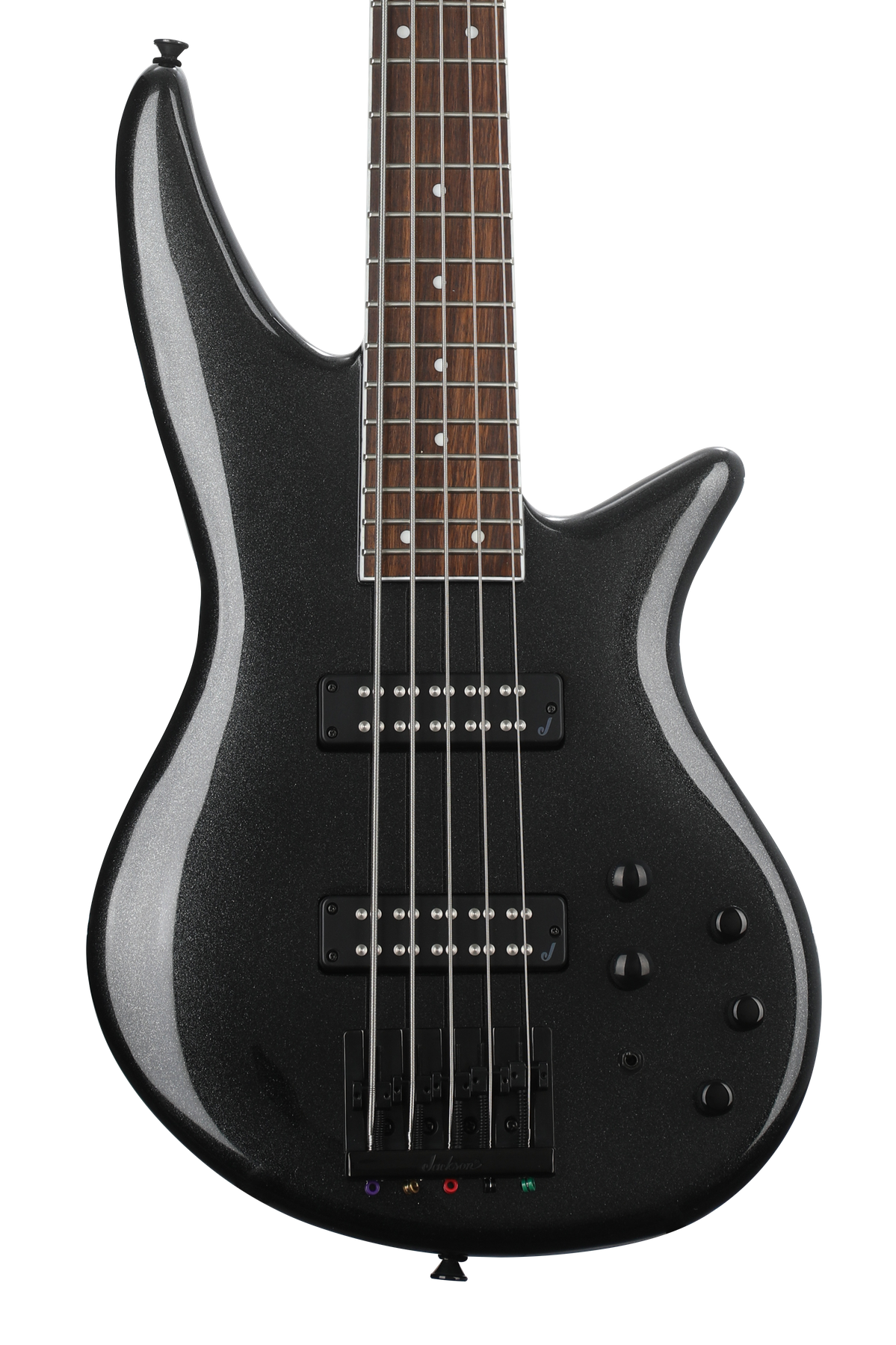 Jackson X Series Spectra V Bass Guitar - Metallic Black | Sweetwater