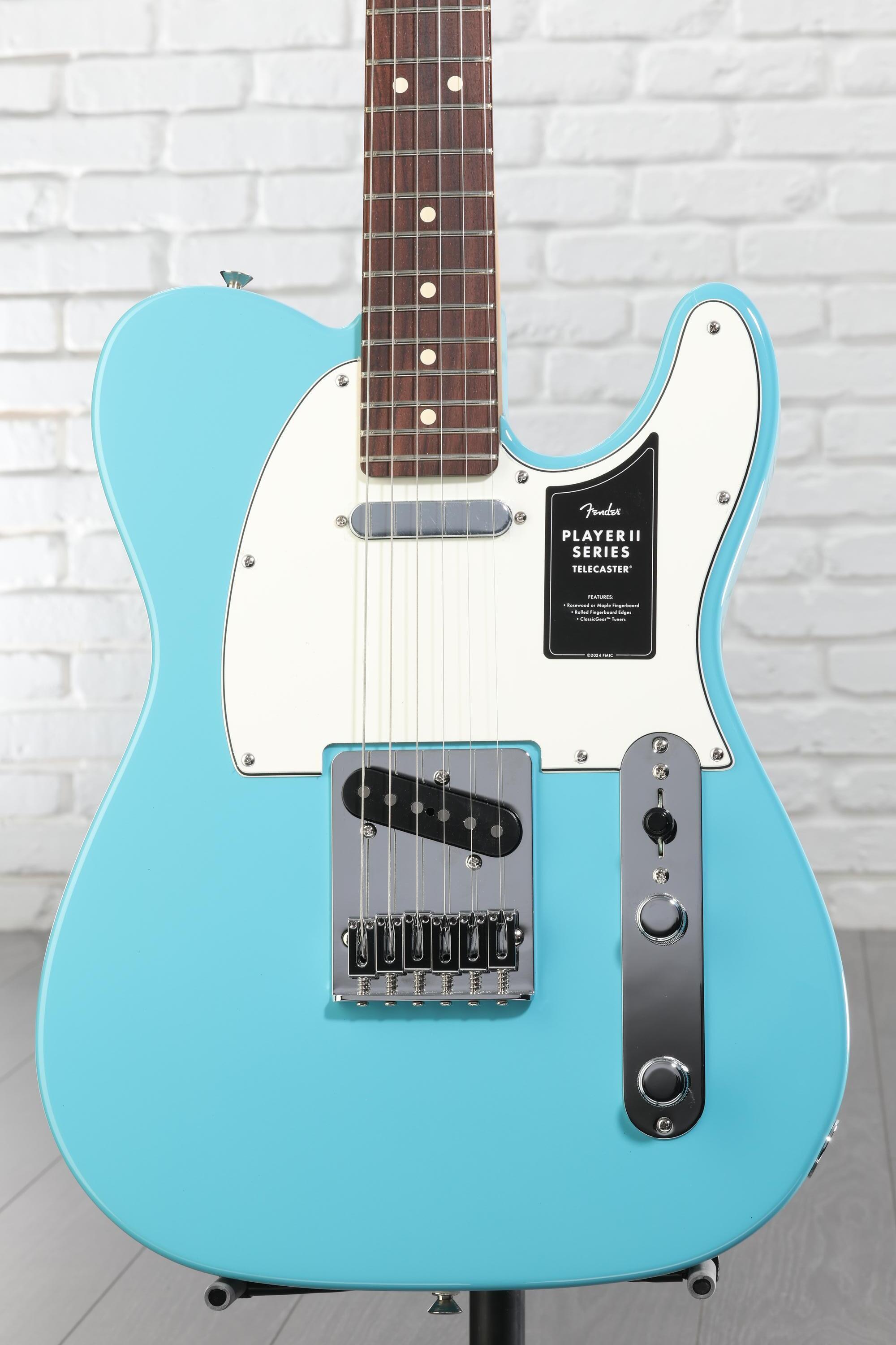 Fender Player II Telecaster Electric Guitar - Aquatone Blue with