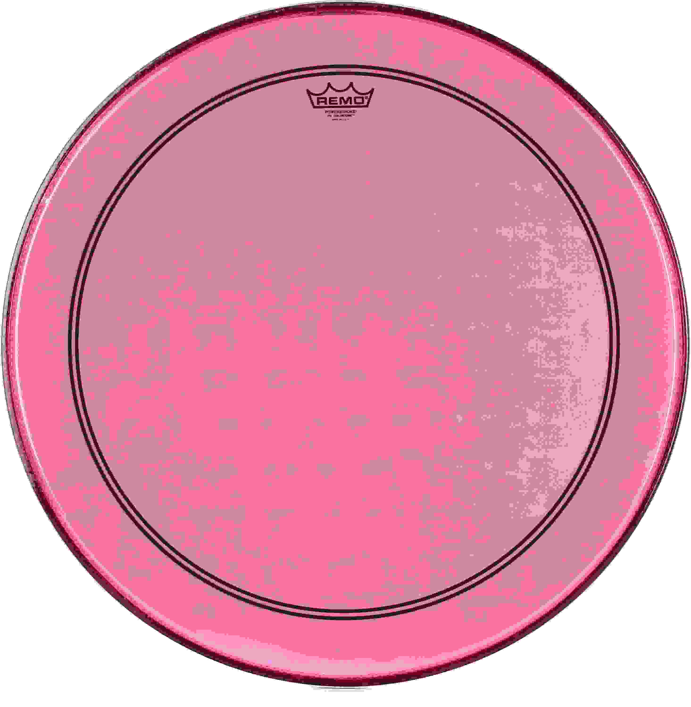 Remo Powerstroke P3 Colortone Pink Bass Drumhead - 24 inch