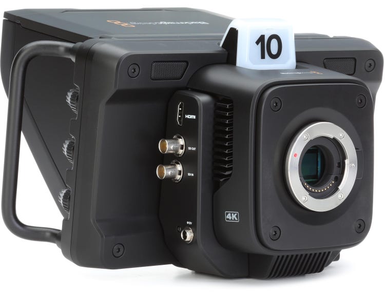 Blackmagic Design Production Camera 4K Camcorder: : Electronics  & Photo