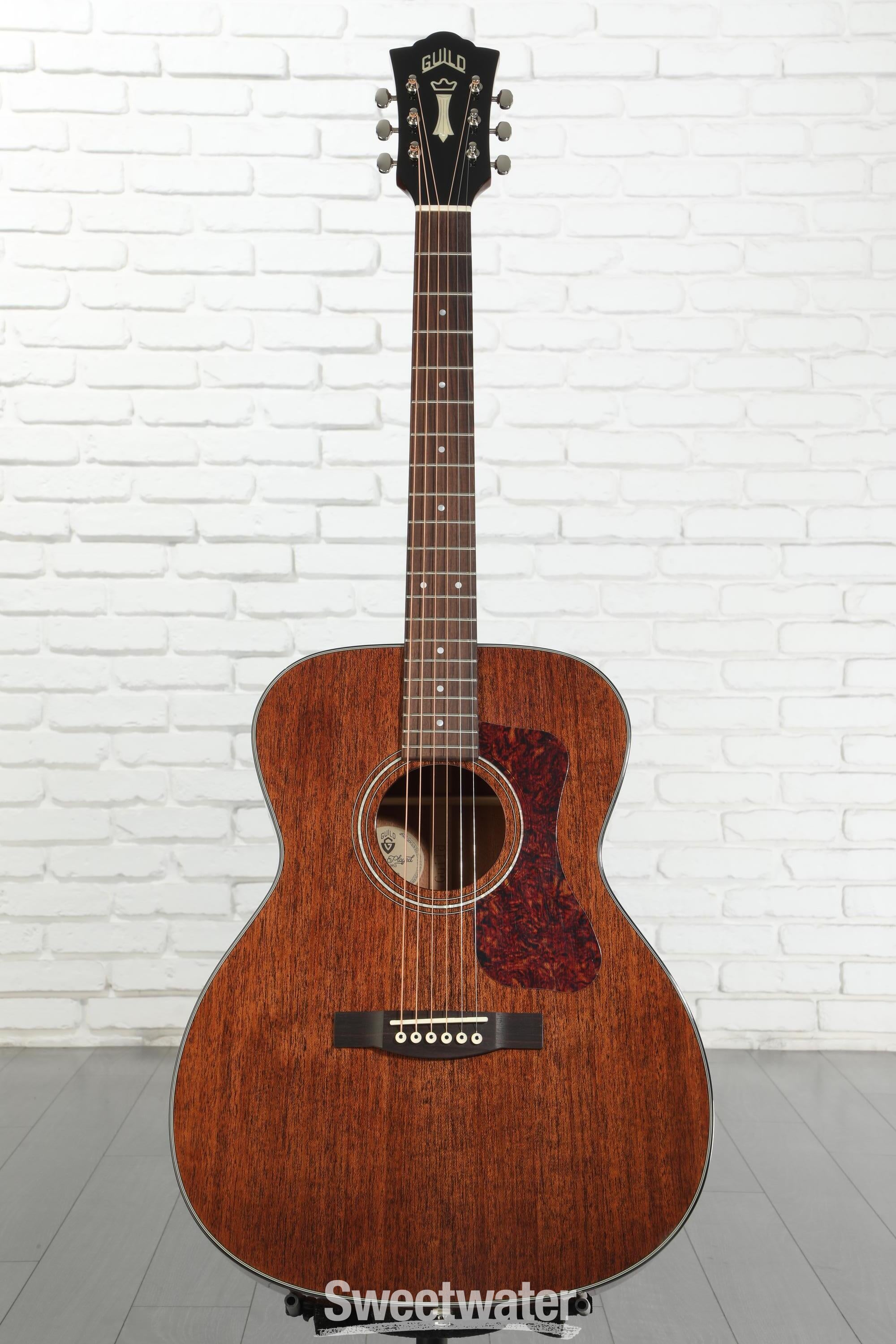 Guild OM-120, Orchestra Acoustic Guitar - Natural | Sweetwater