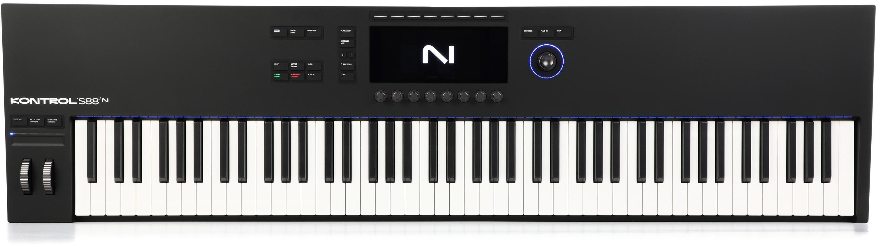 Native Instruments Kontrol S88 MK3 Smart Keyboard Controller and 