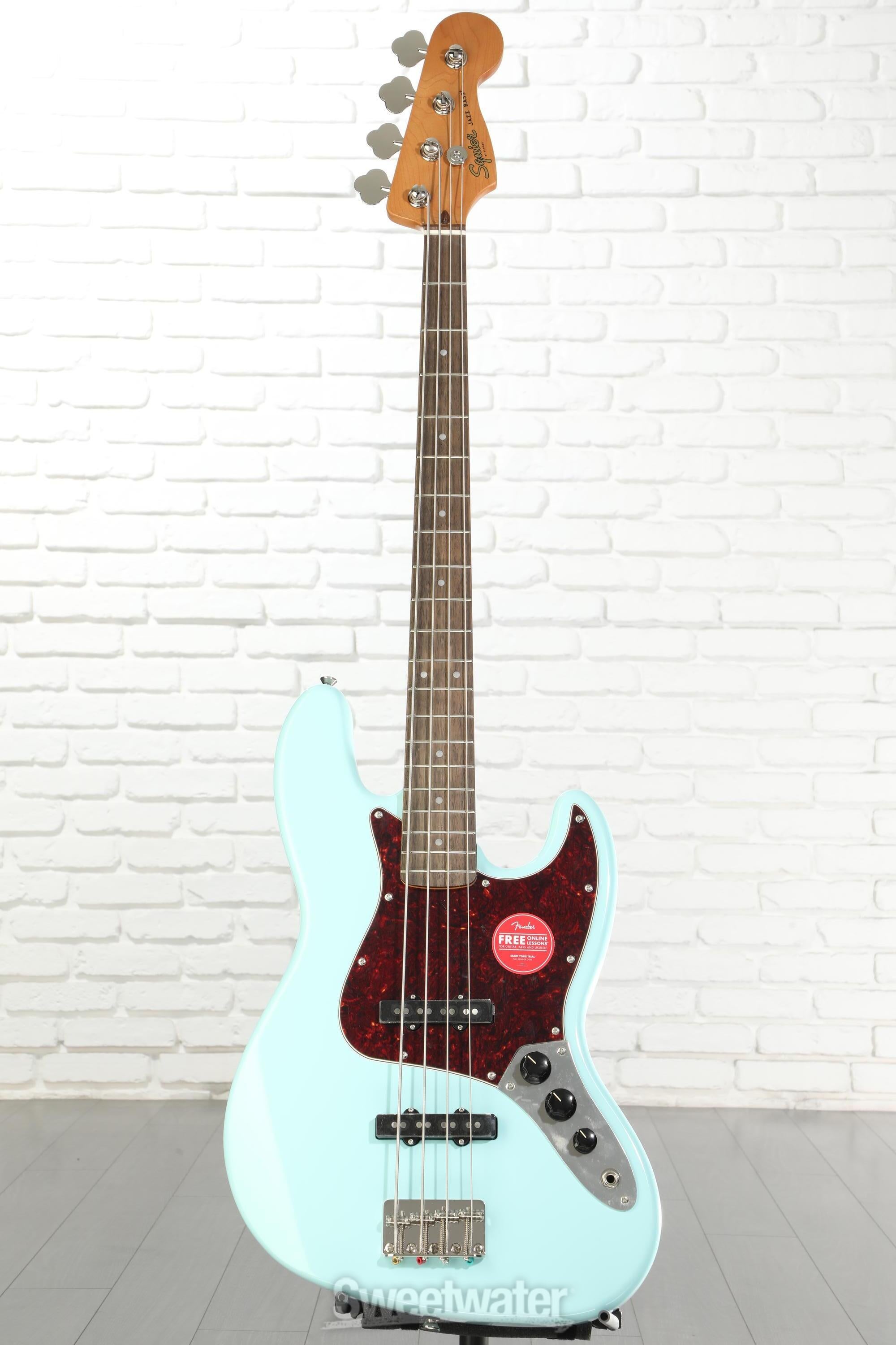 Squier Classic Vibe '60s Jazz Bass - Daphne Blue | Sweetwater