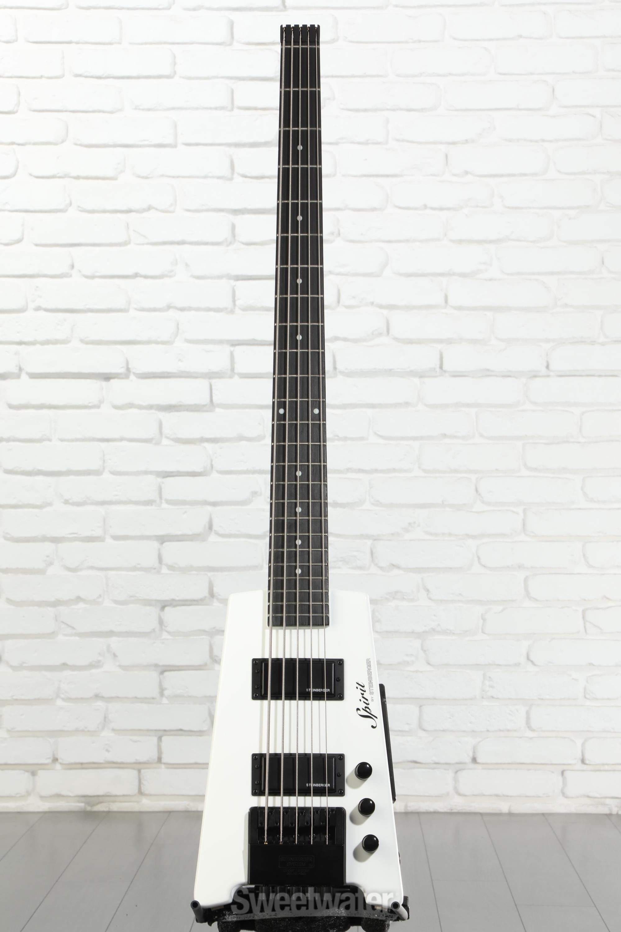 Steinberger Spirit XT-25 5-string Bass Guitar - White | Sweetwater