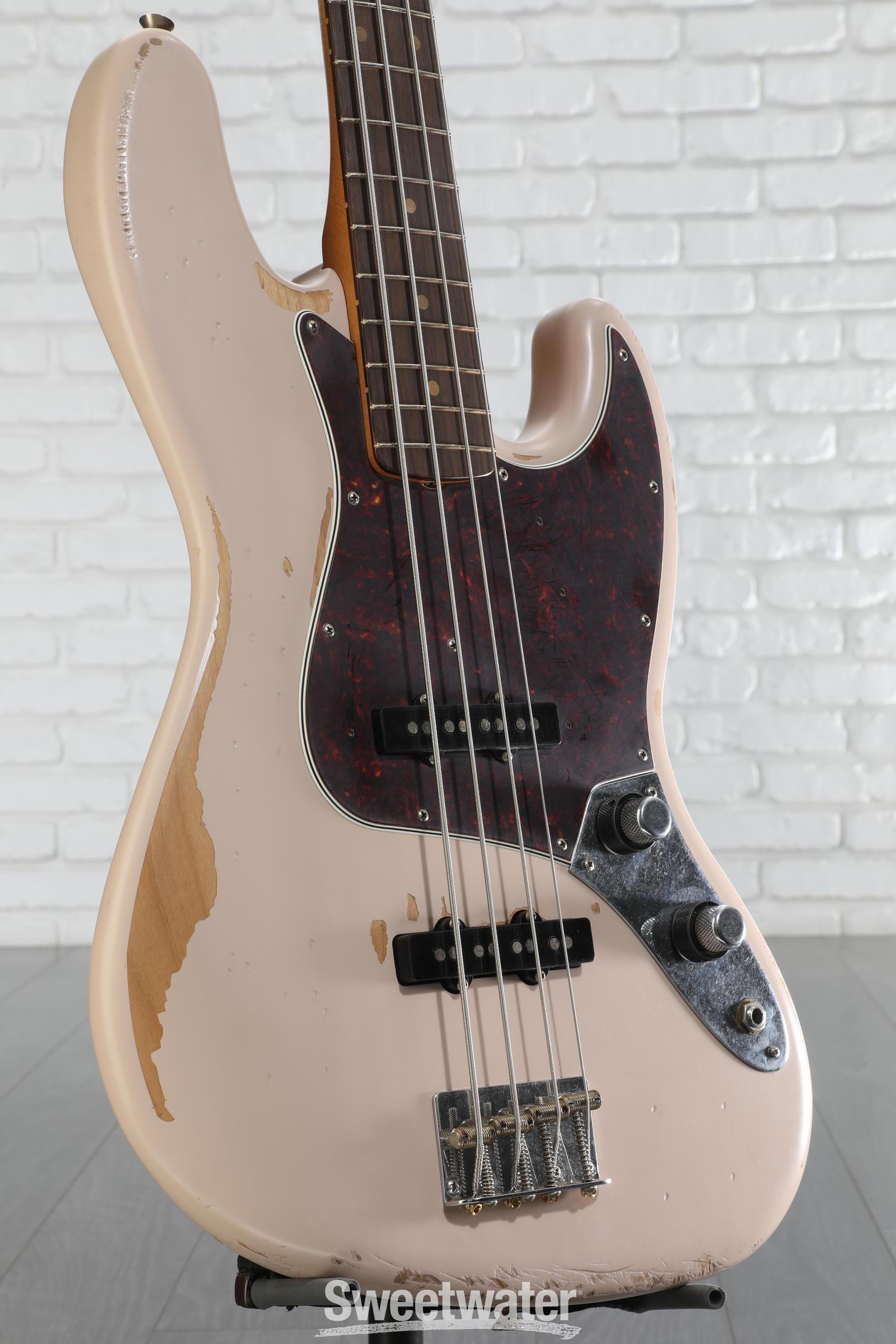 FENDER フェンダー Flea JazzBass Road Worn Fender Flea Signature Road Worn Jazz Bass | Music & Arts