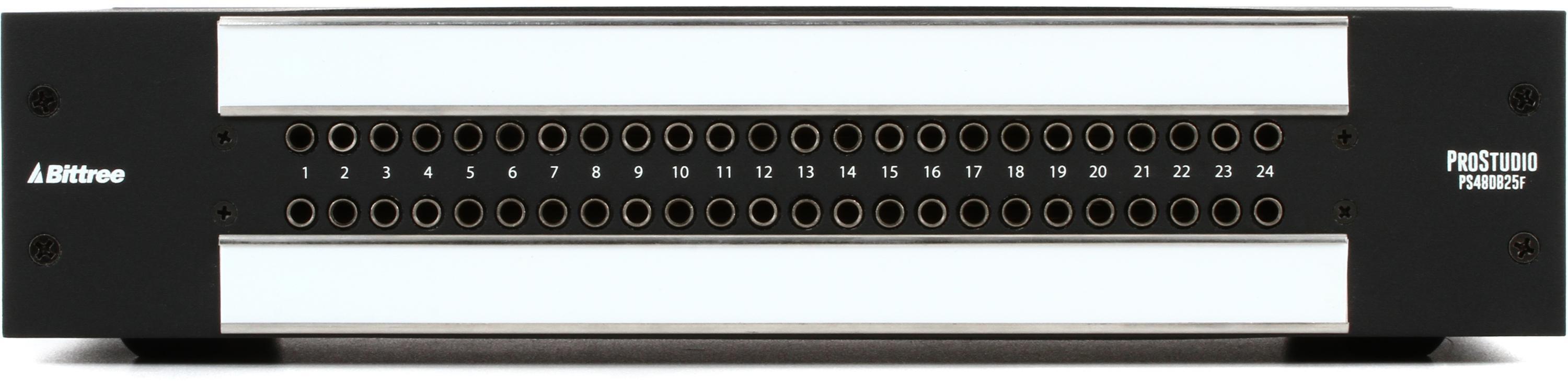 Bittree ProStudio PS48DB25F Desktop 48point TT DB25 Patchbay
