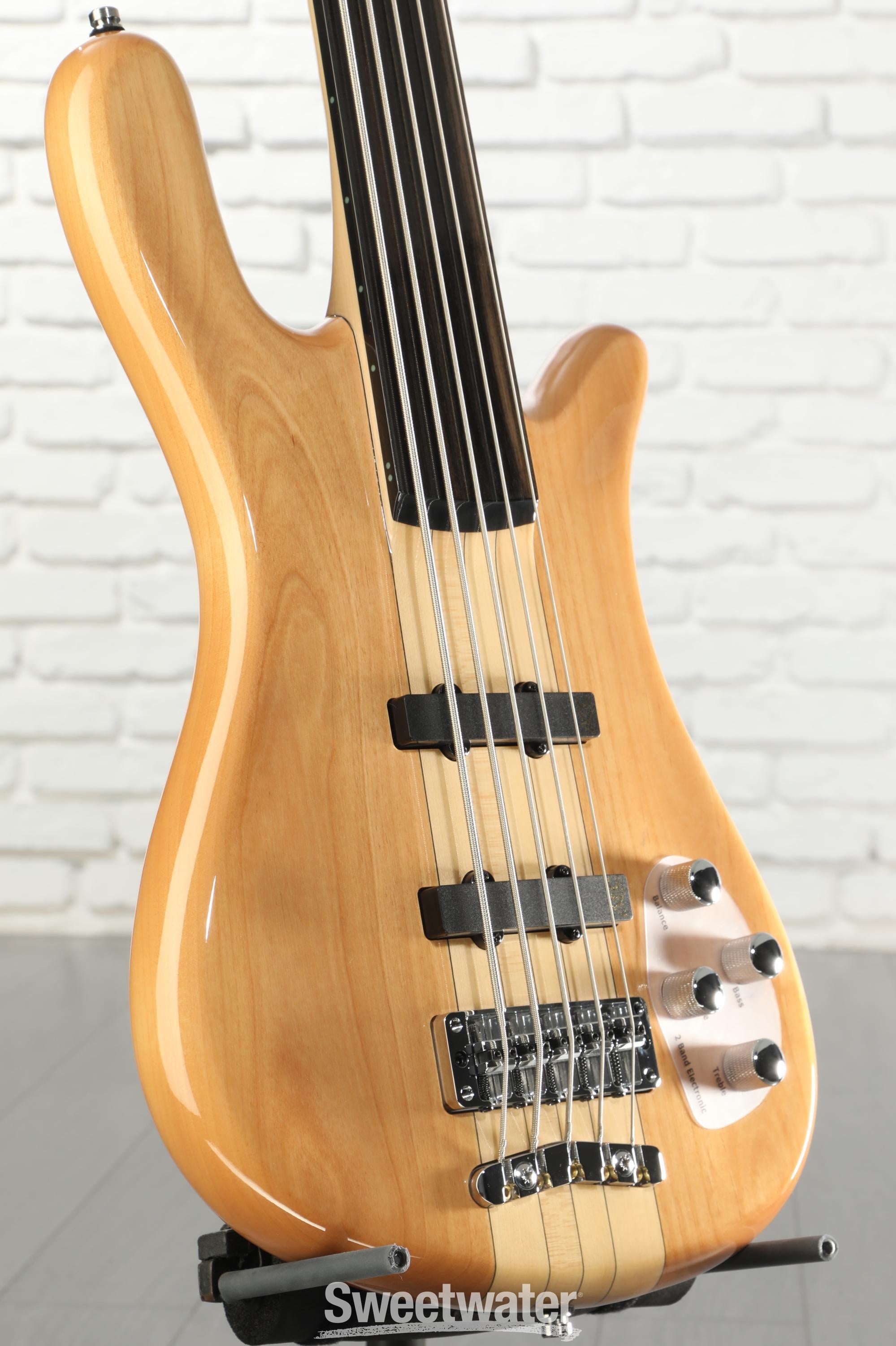 Photo of Warwick RockBass Streamer NT I 5-string Fretless Bass Guitar - Natural