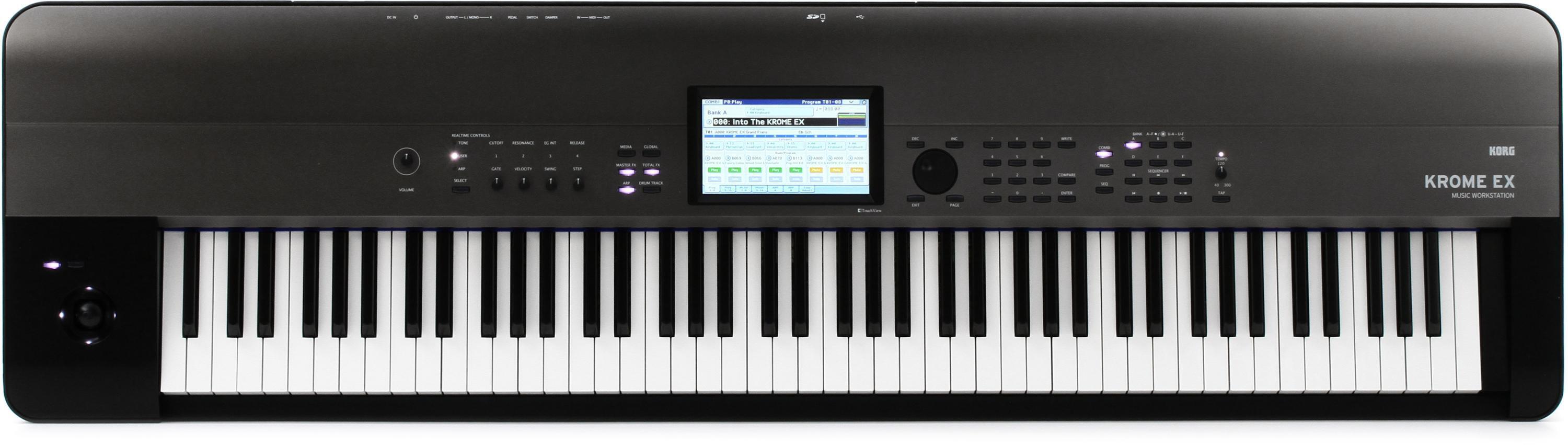 Korg Krome EX 88-key Synthesizer Workstation | Sweetwater