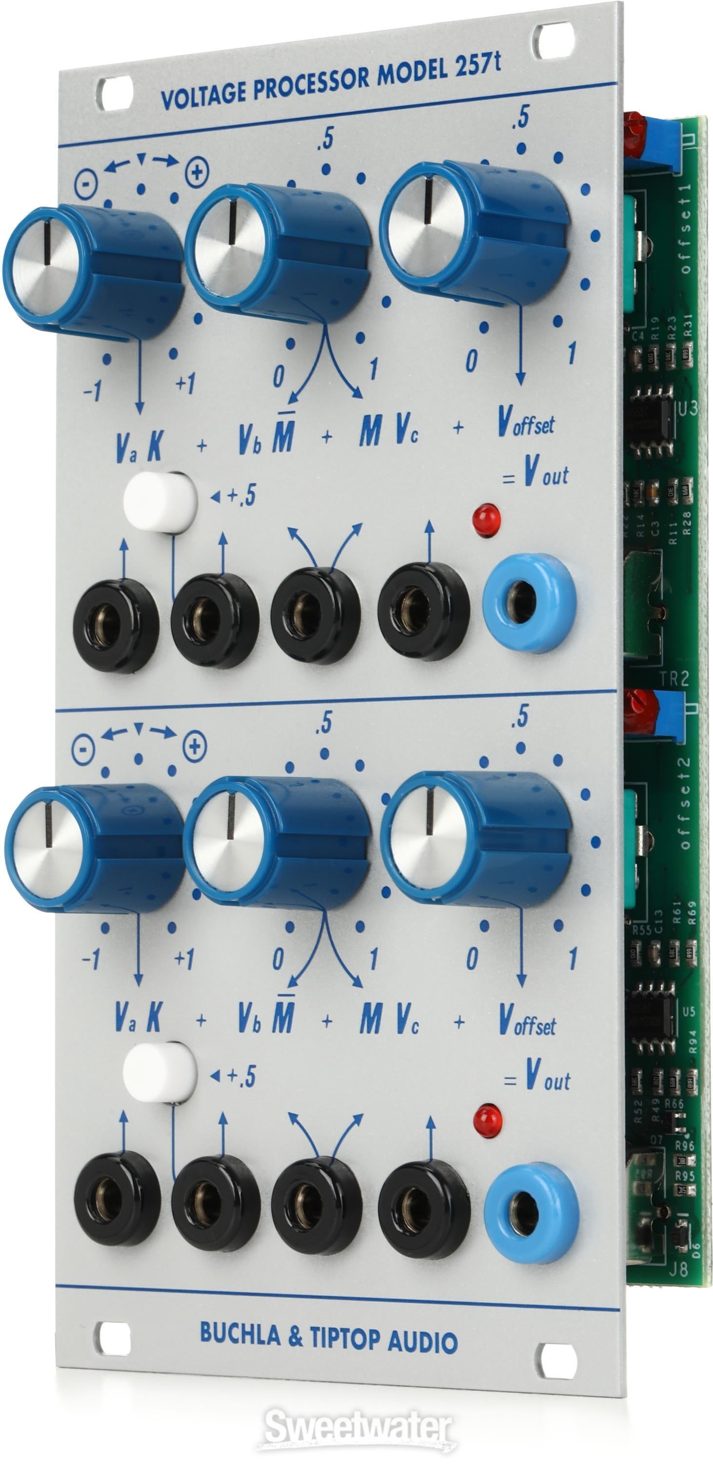 Tiptop Audio Buchla 257t Dual Control Voltage Processor Eurorack Module