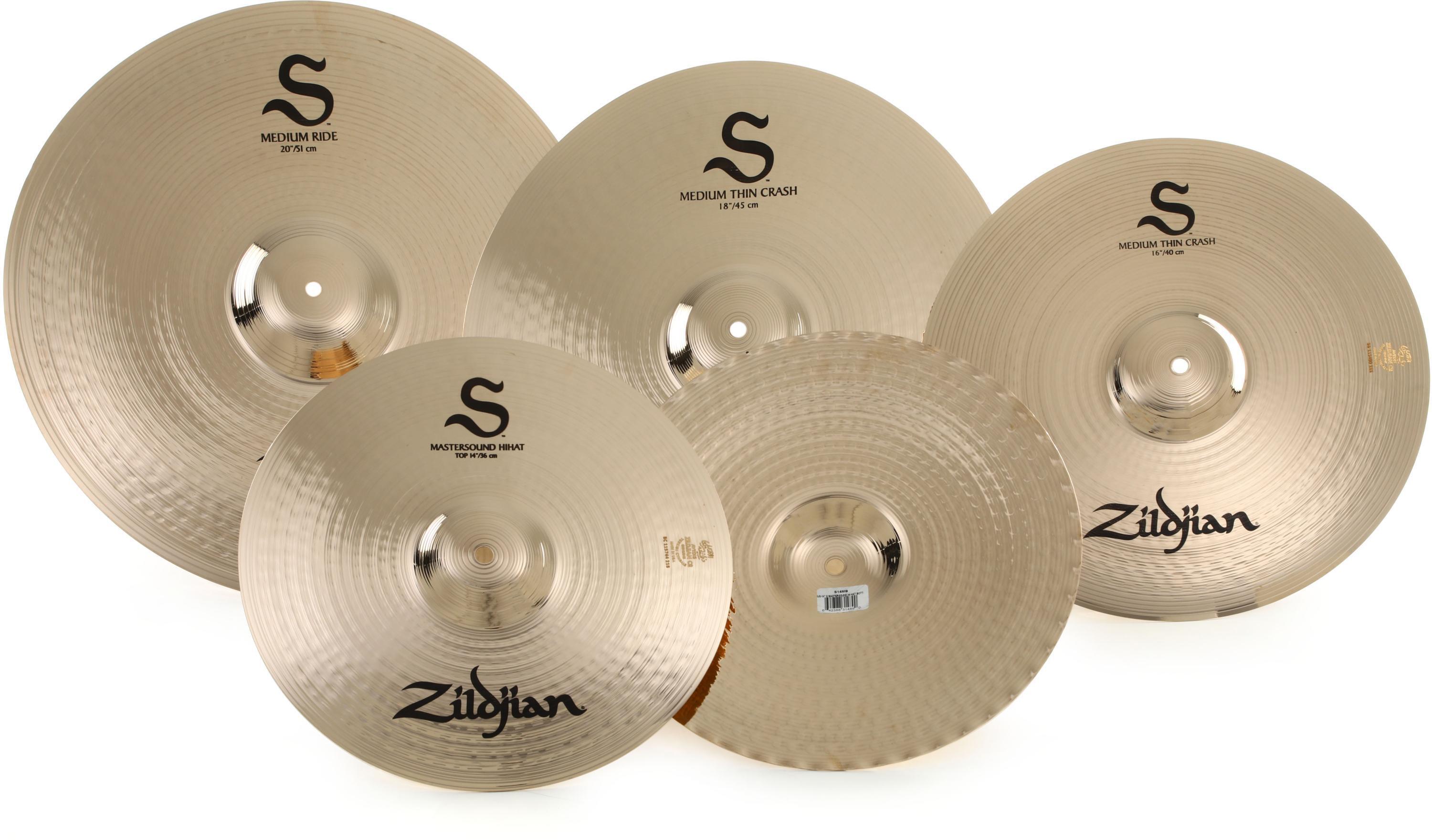 Zildjian S Series Performer Cymbal Set 14/16/18/20 inch Sweetwater