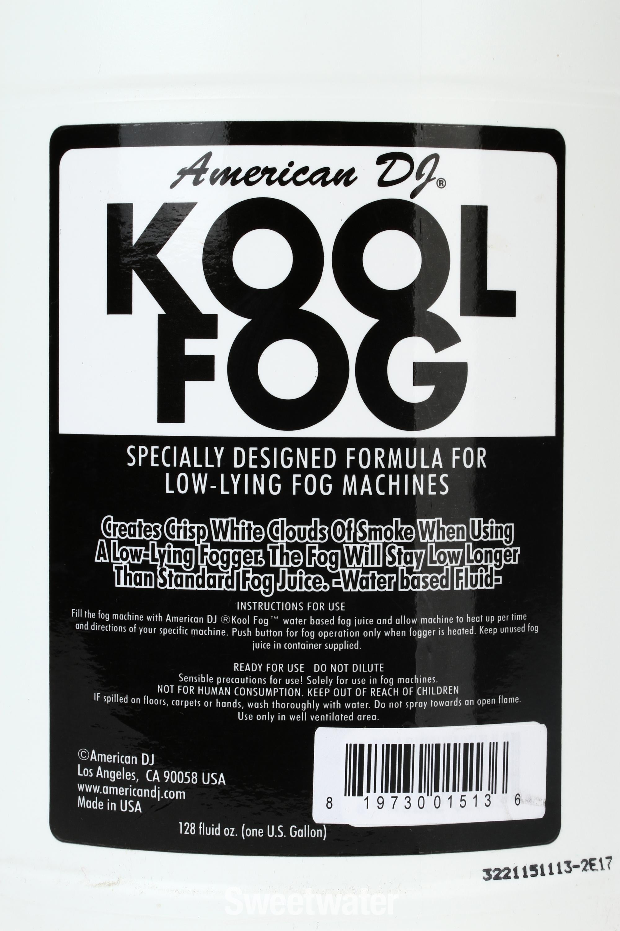 煙液 American DJ Kool Fog Low Lying Fog Fluid by American DJ-