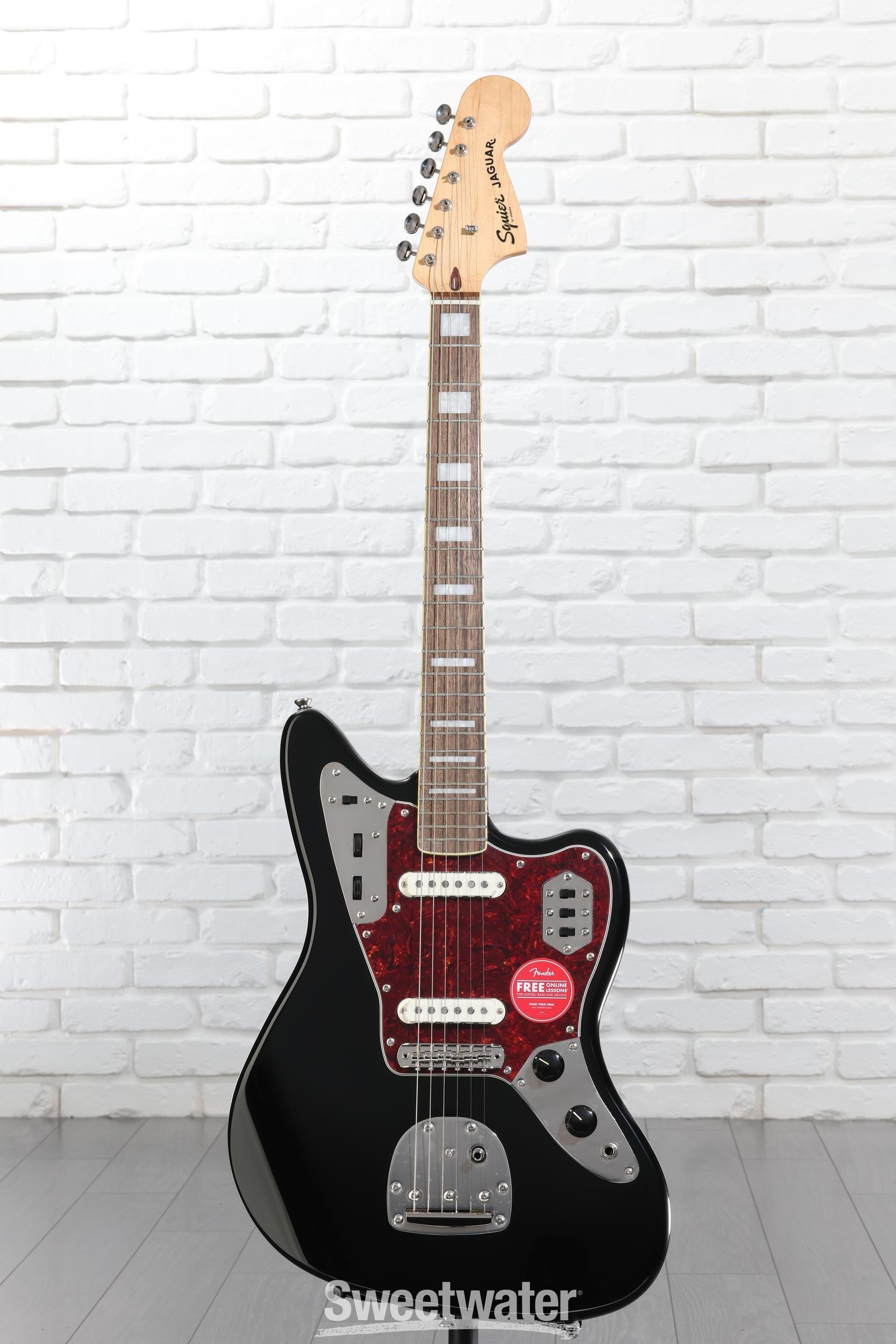 Squier Classic Vibe '70s Jaguar - Black | Sweetwater