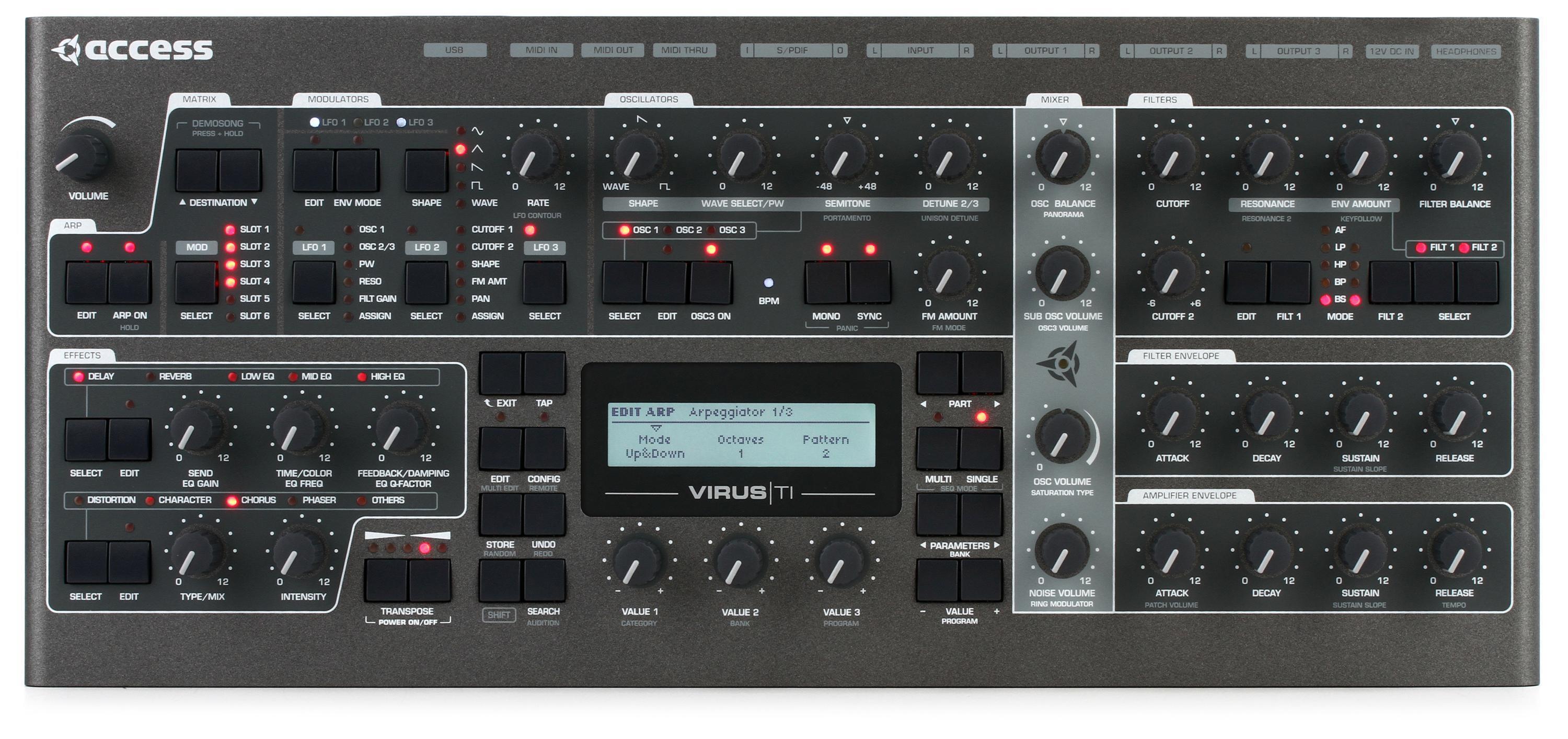 Access Virus TI2 Desktop Multi-timbral Synthesizer