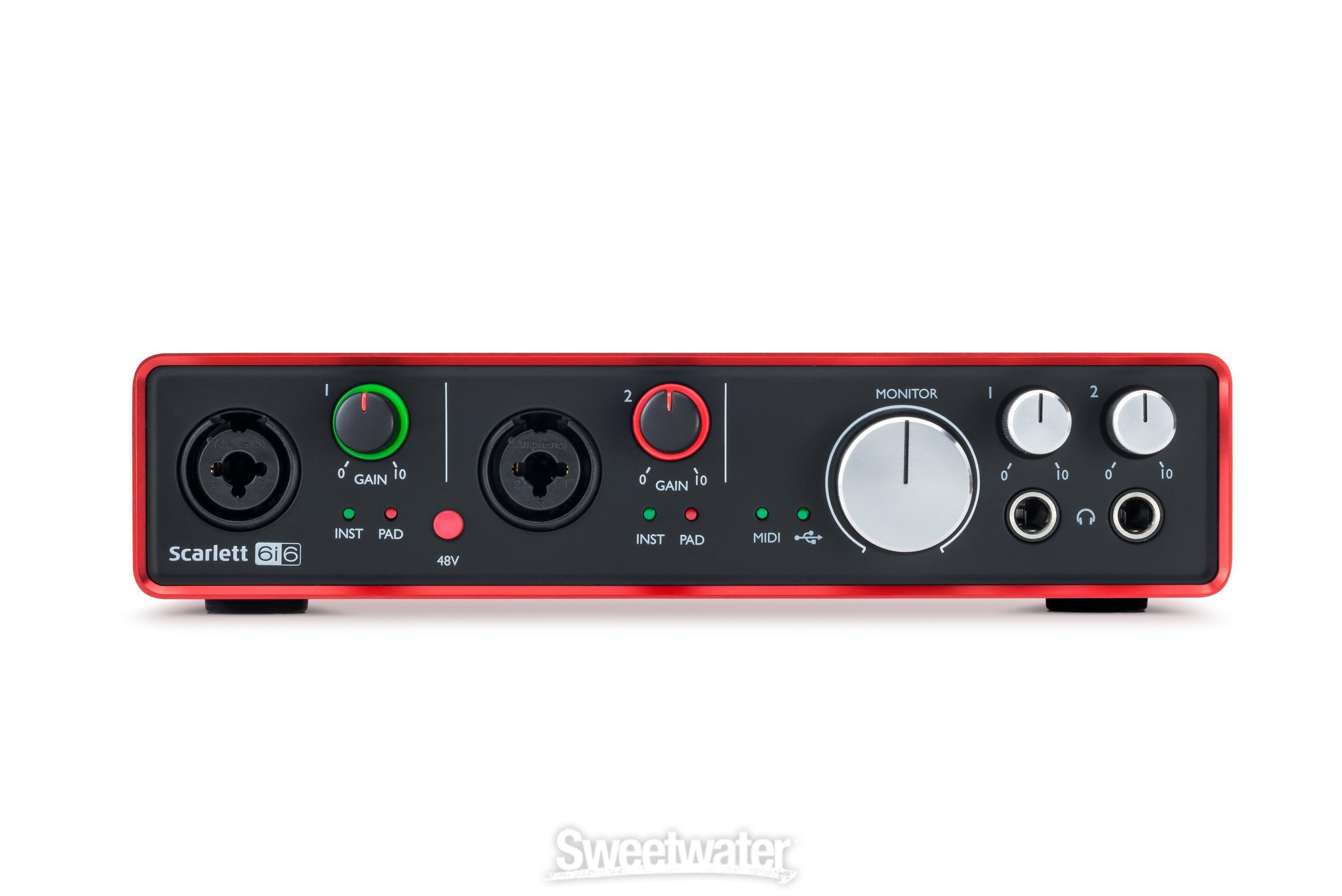 Focusrite Scarlett 6i6 USB Audio Interface Reviews | Sweetwater