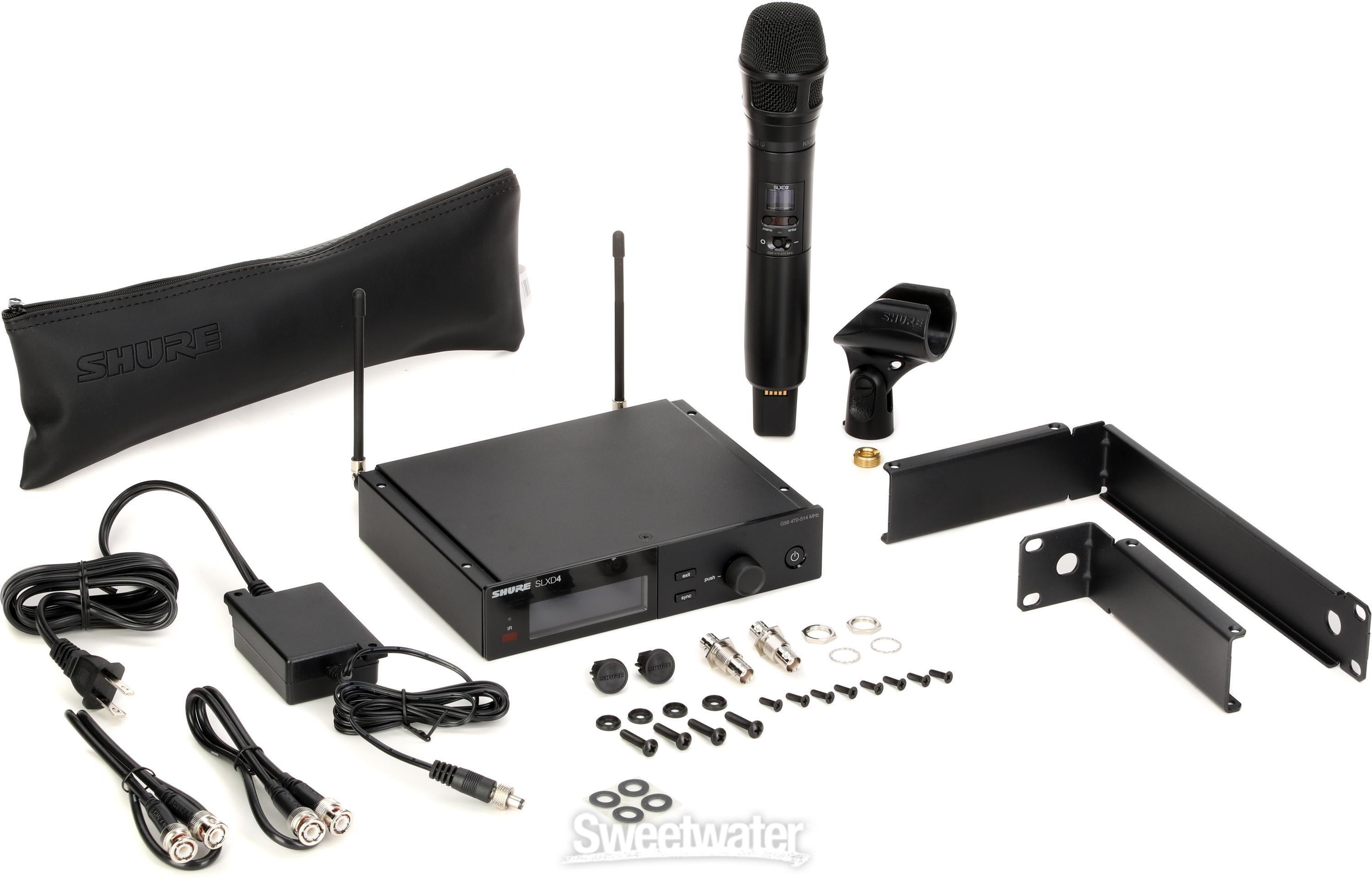 SHURE SLX ワイヤレスマイクセット Shure SLX-D Wireless System with Beta 58 Handheld Transmitter