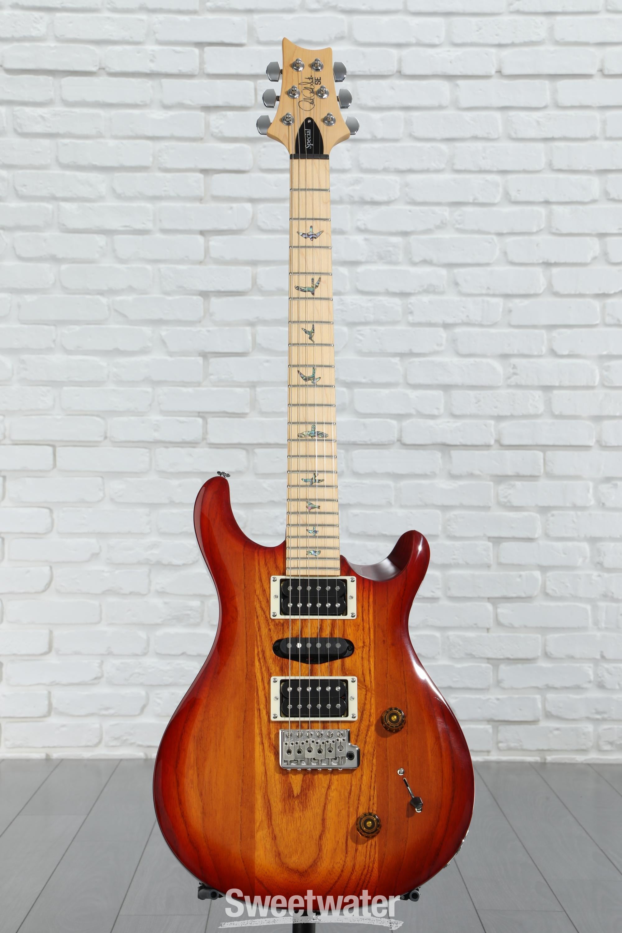 ギター Paul Reed Smith SE Swamp Ash Special PRS SE Swamp Ash Special Electric Guitar Vintage Sunburst