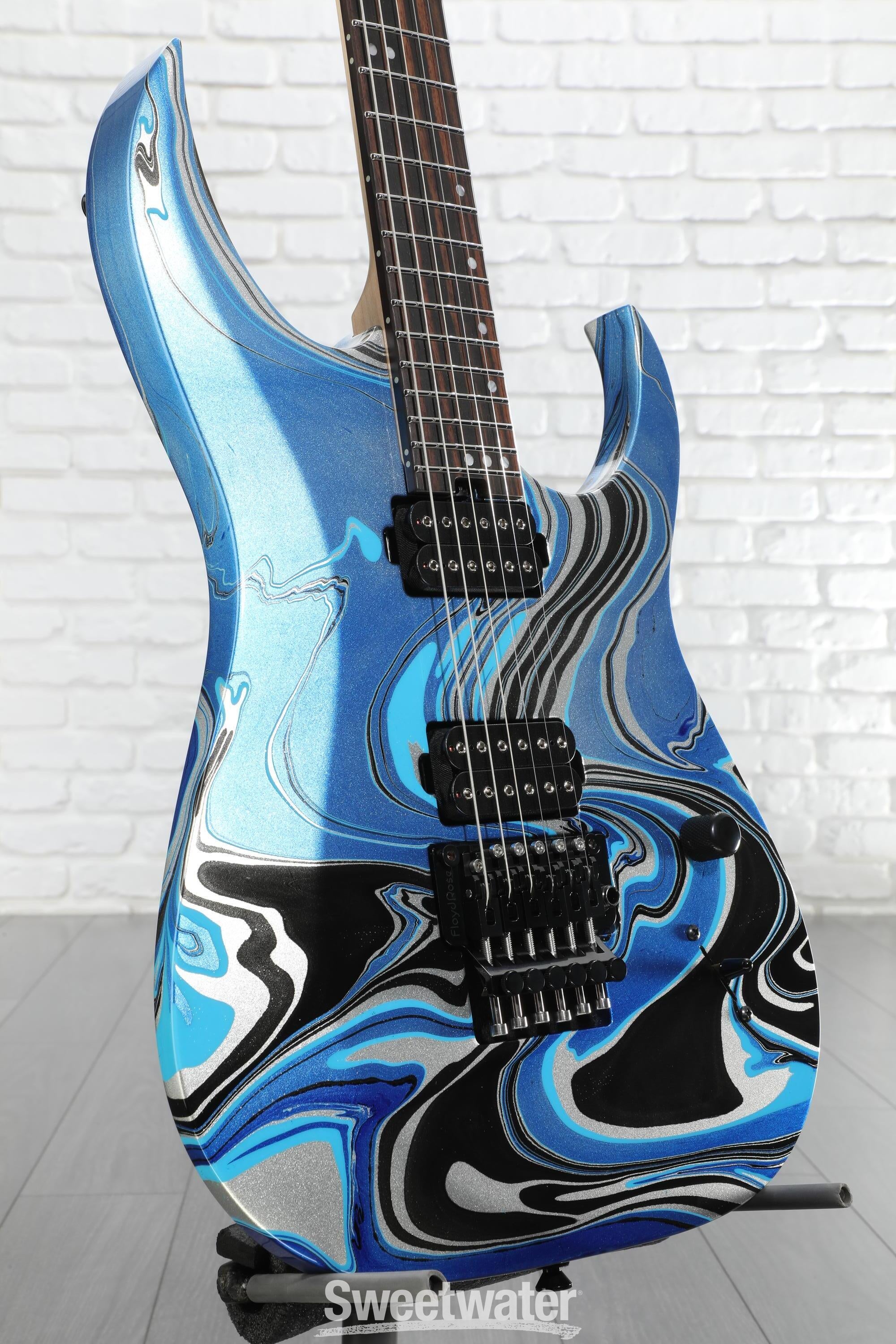 Schecter USA Custom Shop Sunset Extreme Electric Guitar - Blue