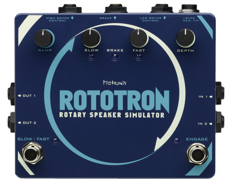 Pigtronix Rototron Rotary Speaker Emulation Pedal | Sweetwater