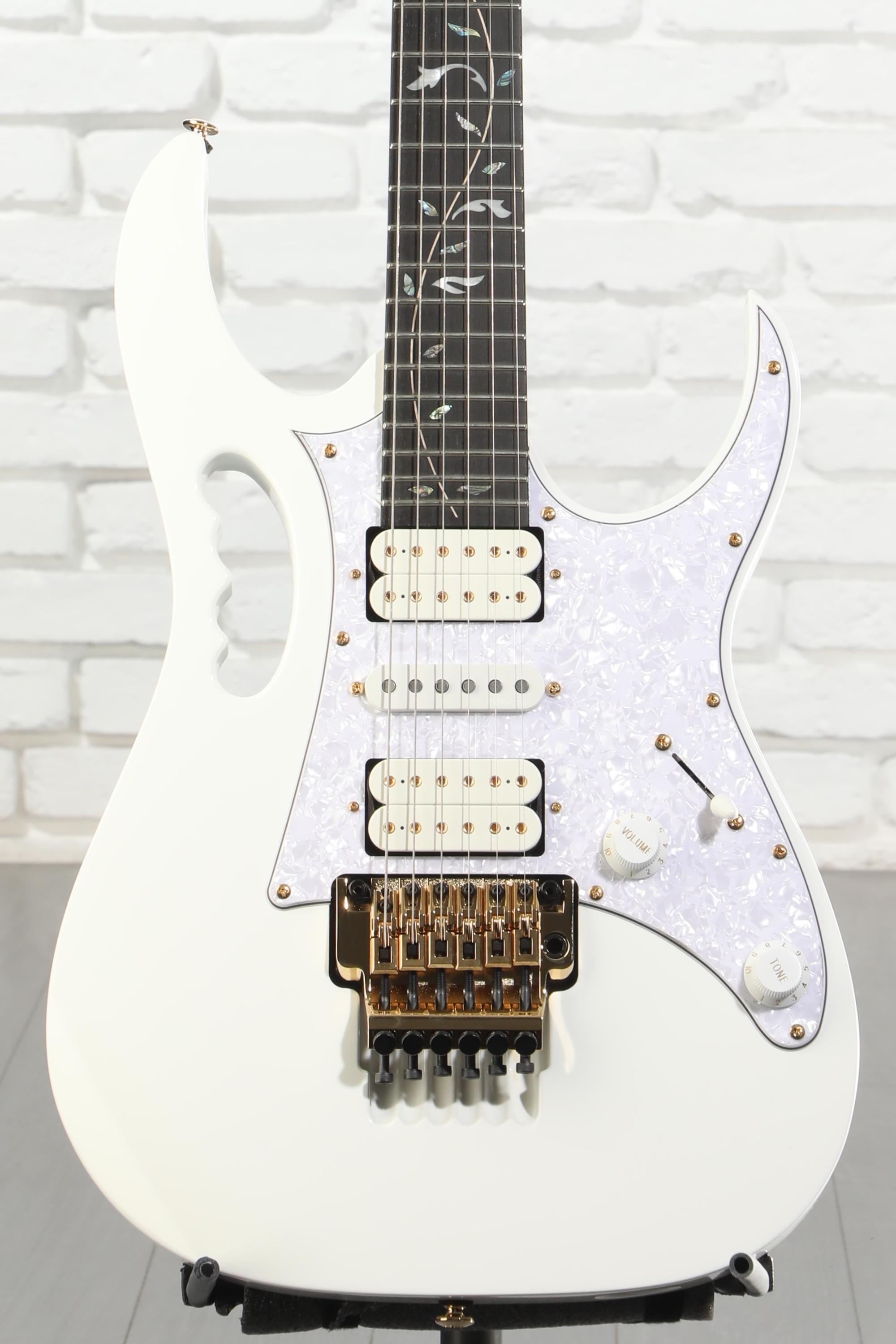 Ibanez Steve Vai Signature Premium JEM7VP - White | Sweetwater