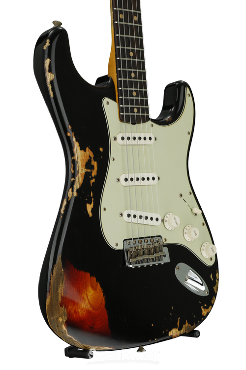 Fender Custom Shop Flash Coat 60s Stratocaster 3 Tone Sunburst Guitar For  Sale The Fellowship Of Acoustics