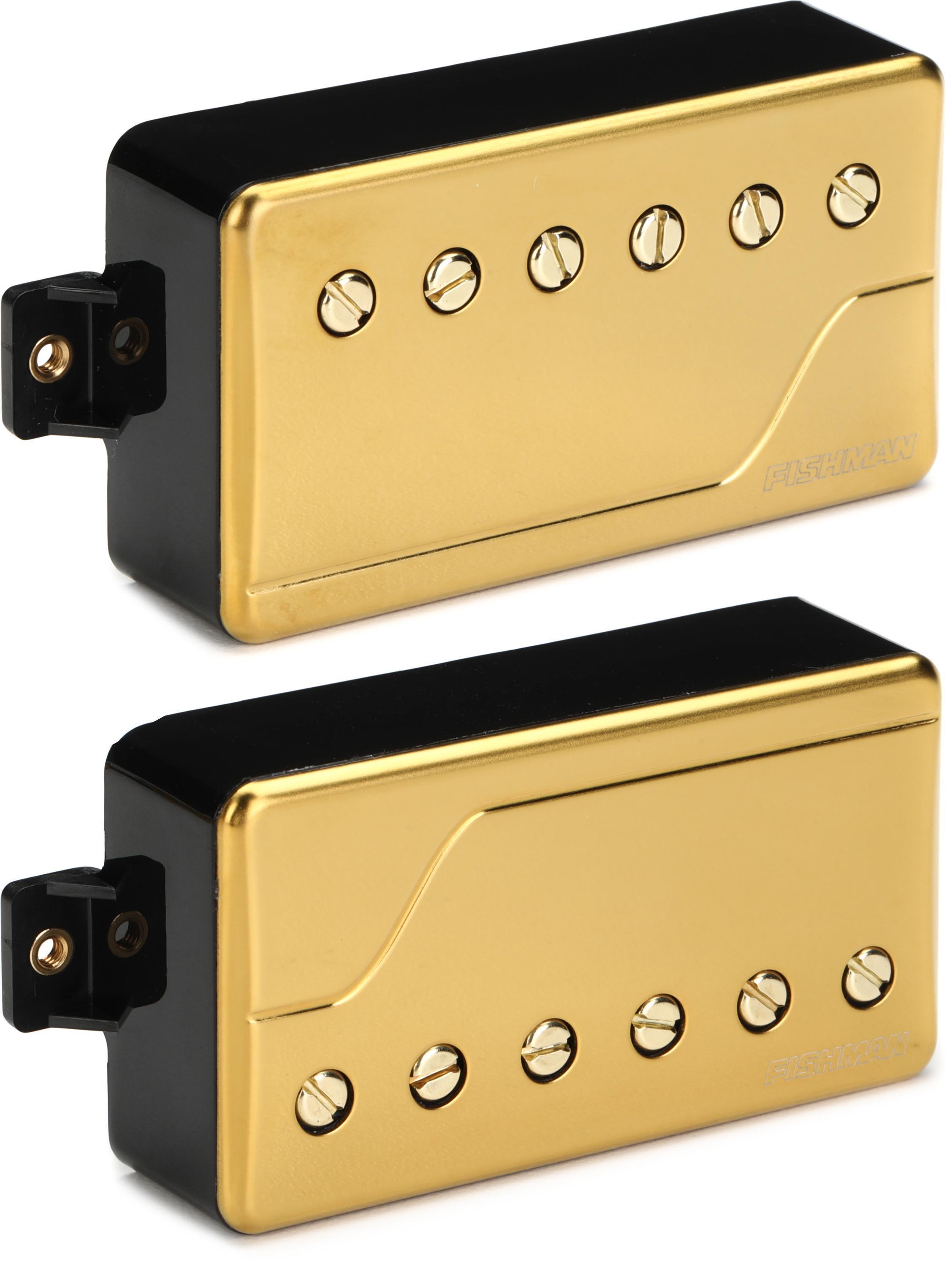 Fishman Fluence Highway 30 Humbucker Pickup Set - Gold, Sweetwater