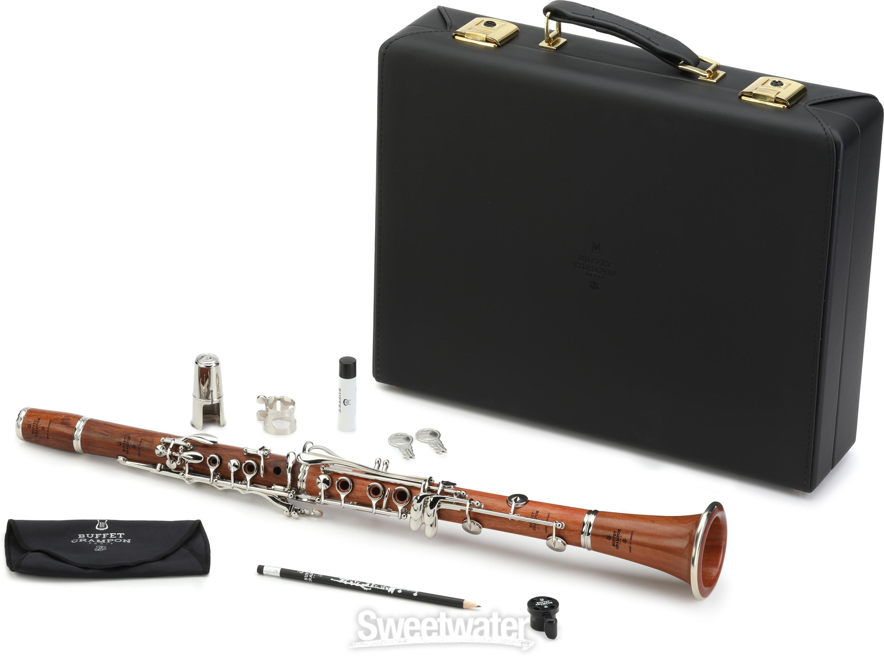 Buffet Crampon R13 Mopane Professional A Clarinet Nickel plated