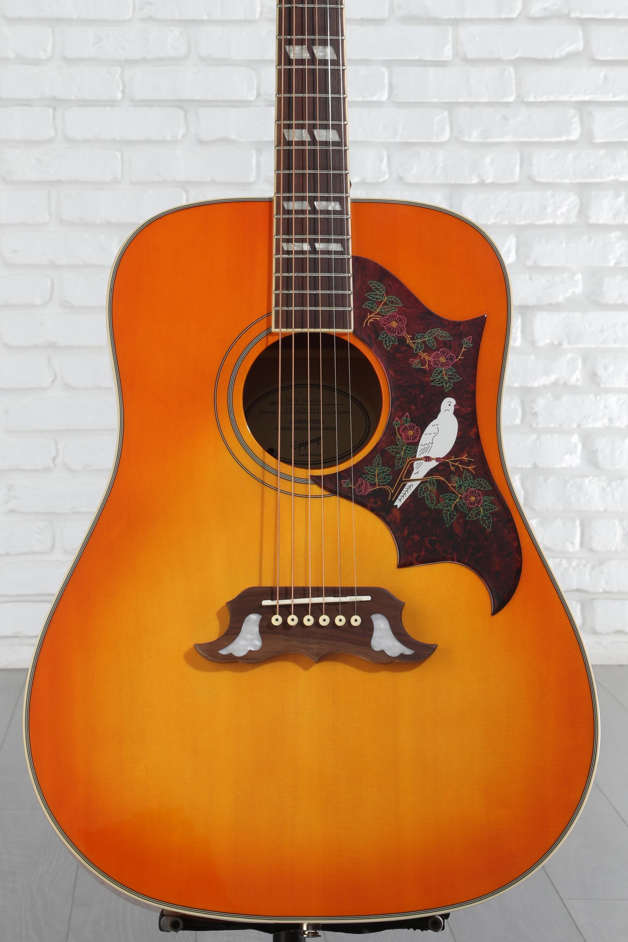 Epiphone Dove Studio 美品 Amazon.com: Epiphone Dove Studio Solid Top Acoustic Electric