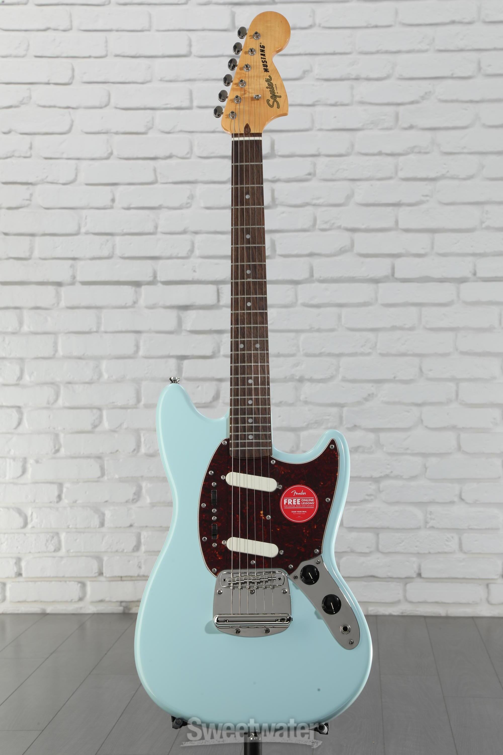 ギター Squier classicvibe mustang Squier Classic Vibe '60s Mustang - Sonic Blue | Sweetwater