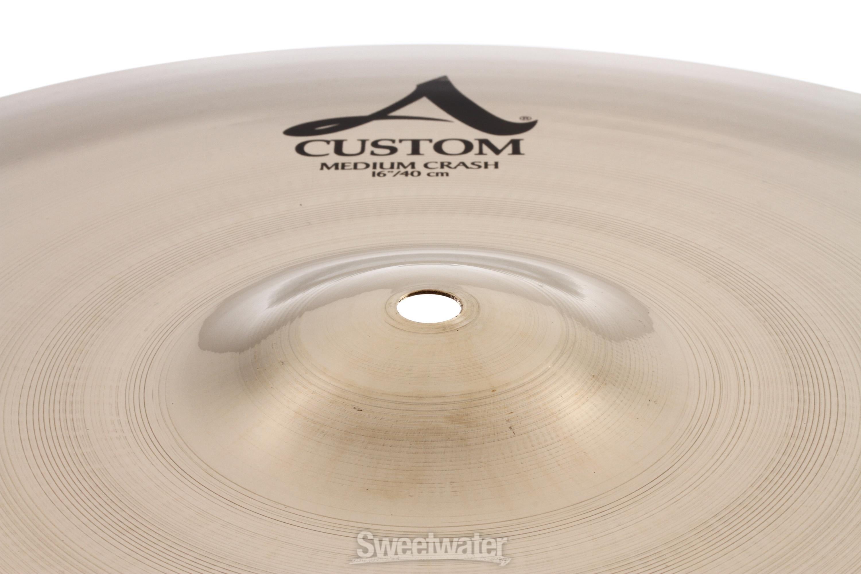 Zildjian 16 inch A Custom Medium Crash Cymbal | Sweetwater