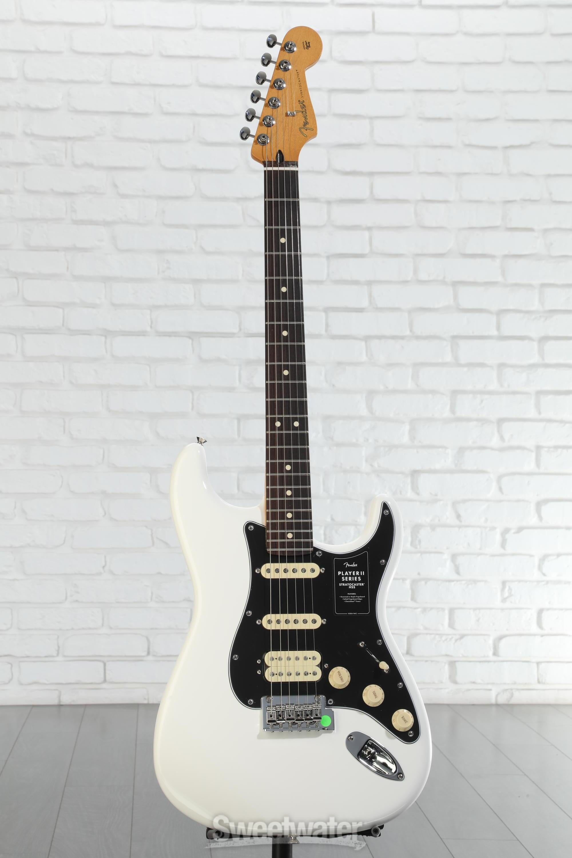 Fender Player II Stratocaster HSS Electric Guitar - Polar