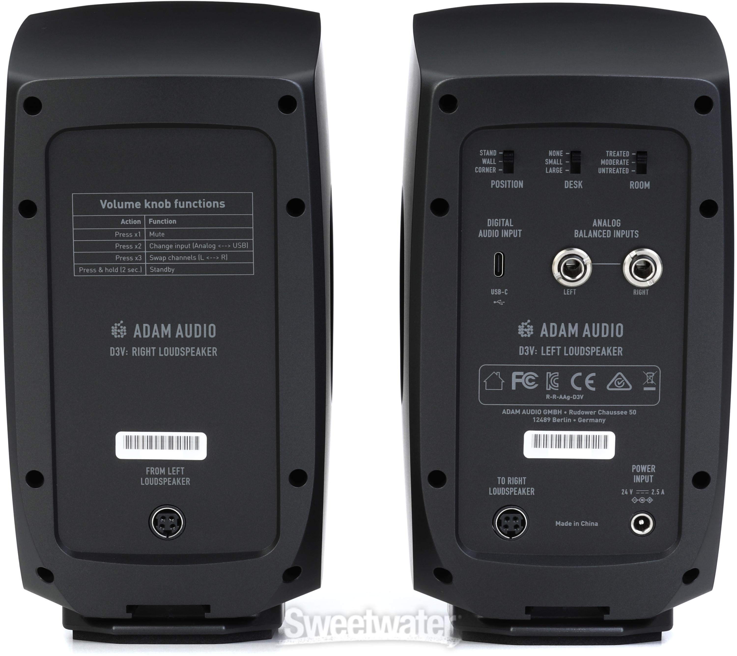 ネス　ADAM AUDIO D3V Amazon.com: ADAM Audio D3V Active Desktop Monitoring System