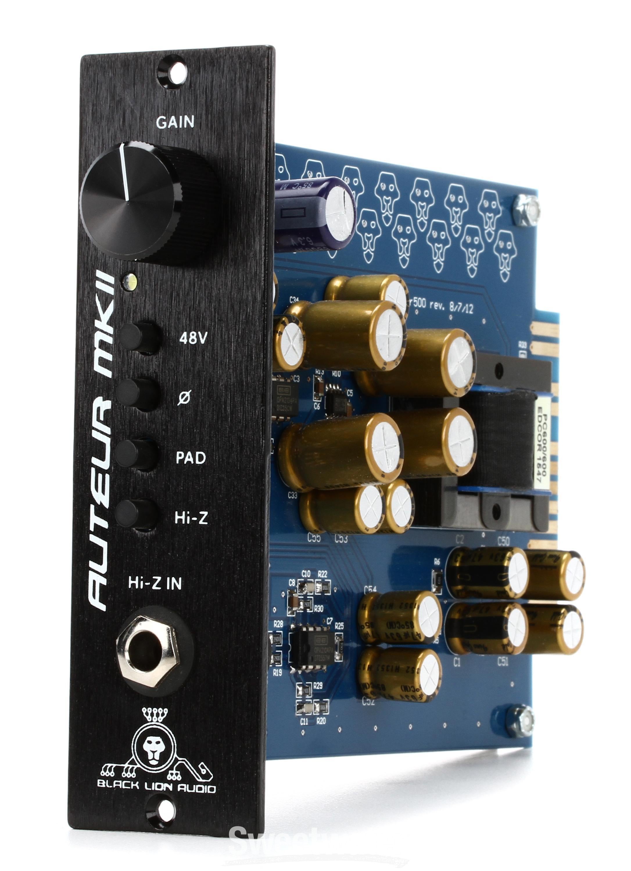 Black Lion Audio Auteur MKII 500 Series Microphone Preamp | Sweetwater