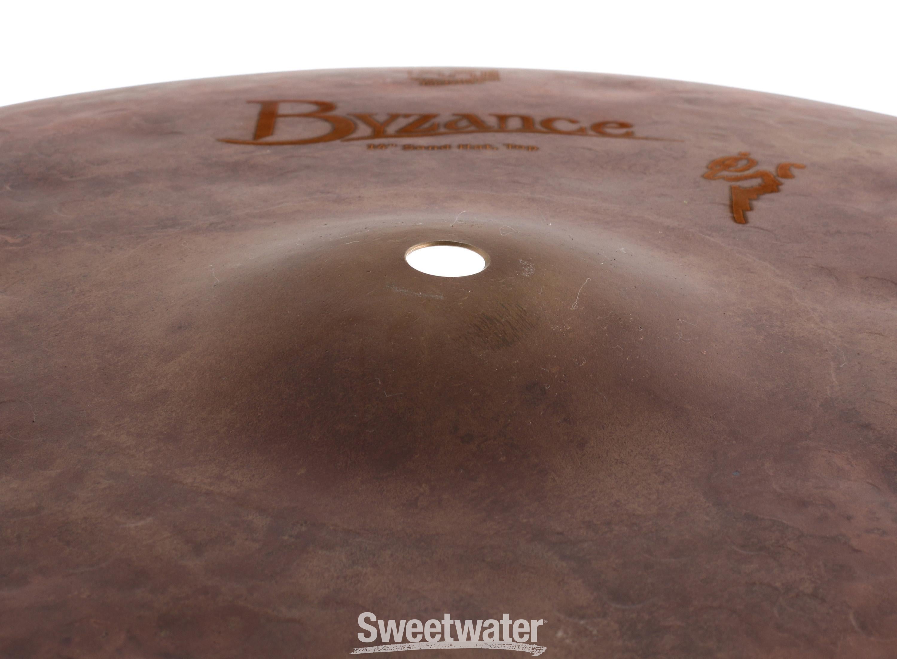 Meinl Cymbals 14 inch Byzance Vintage Sand Hi-hat Cymbals | Sweetwater