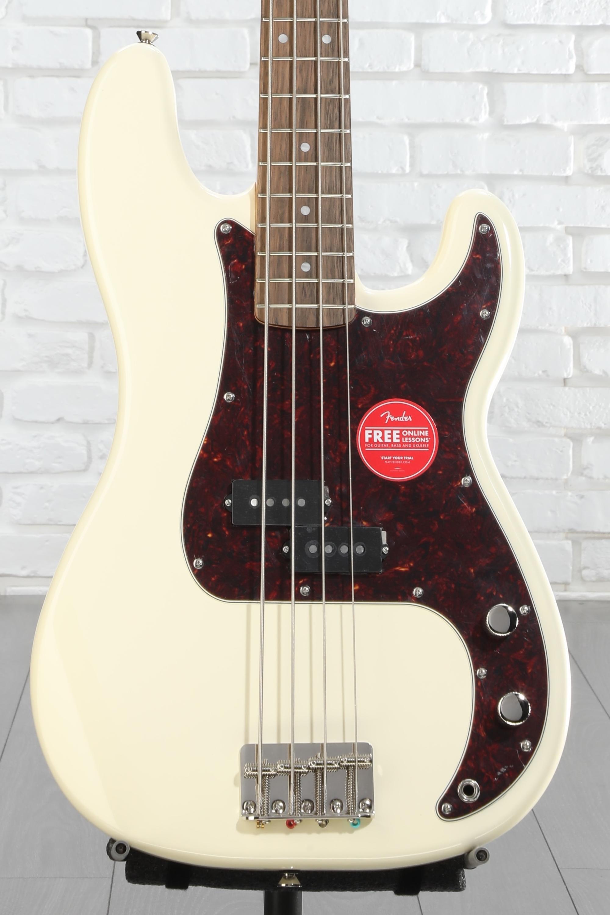 Squier Classic Vibe '60s Precision Bass - Olympic White | Sweetwater