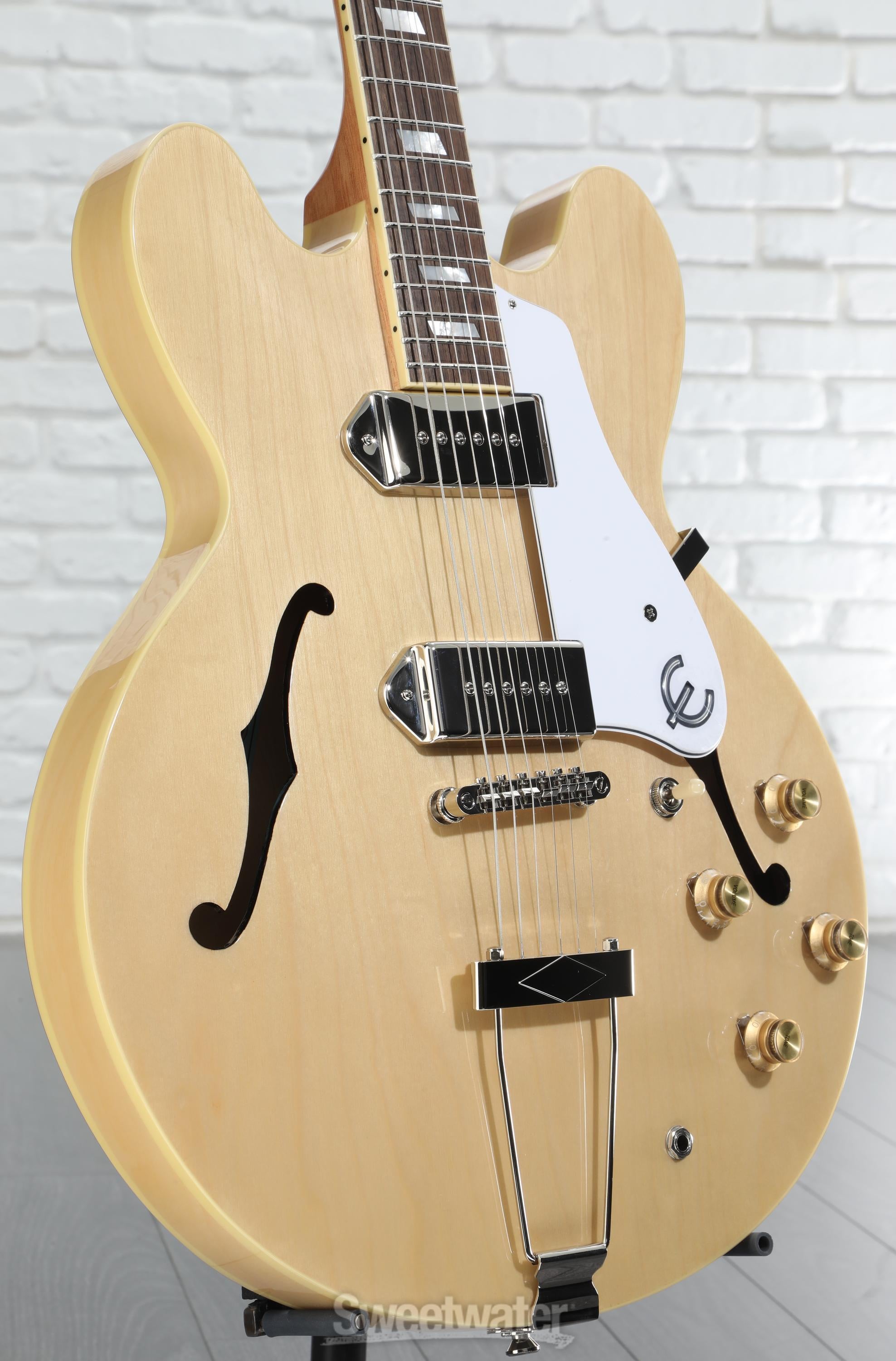 ギター Epiphone Casino Natural Epiphone Casino Hollowbody Electric Guitar - Natural