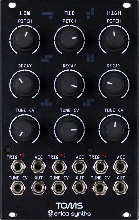 Erica Synths Toms Eurorack Tom Drum Eurorack Module