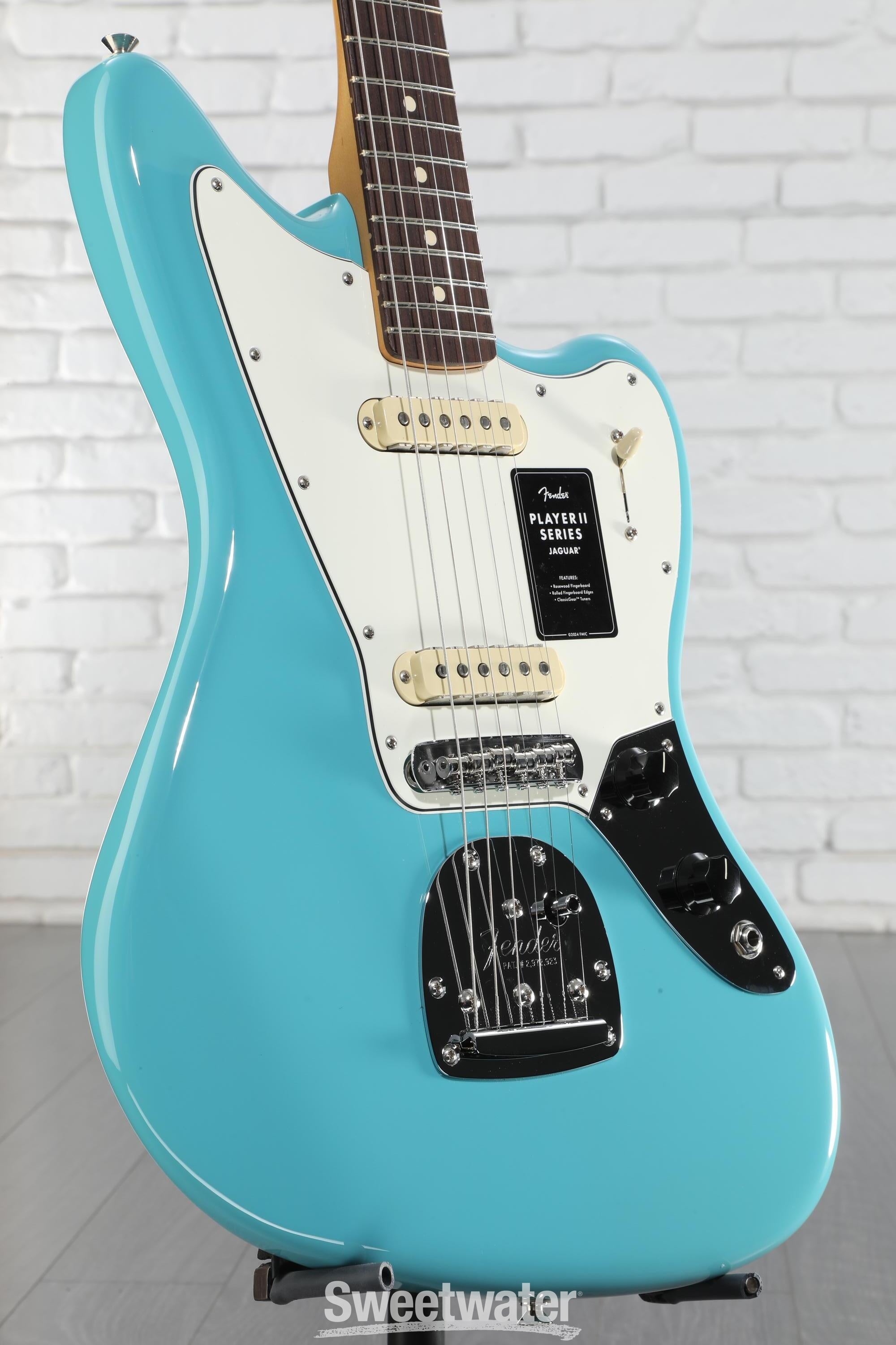 Fender Player II Jaguar Electric Guitar - Aquatone Blue