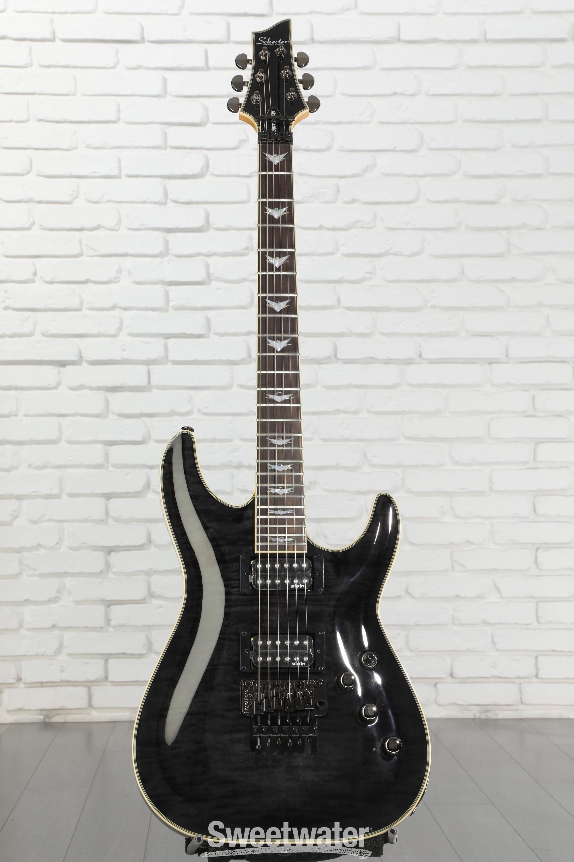 Schecter Omen Extreme-6 FR Electric Guitar - See-Thru Black