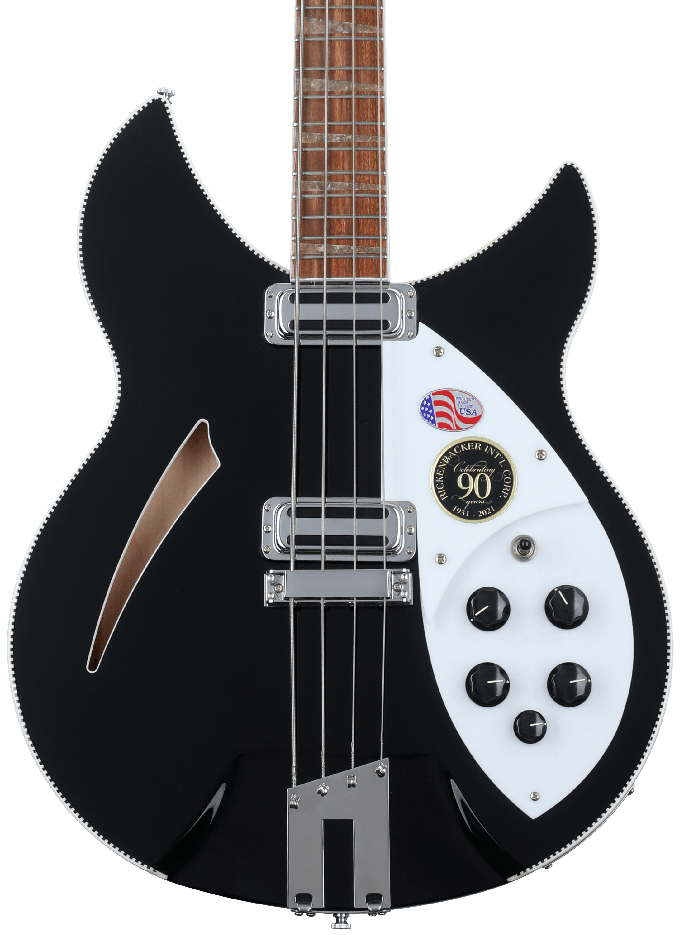 Rickenbacker 4005XC Bass Guitar - JetGlo | Sweetwater