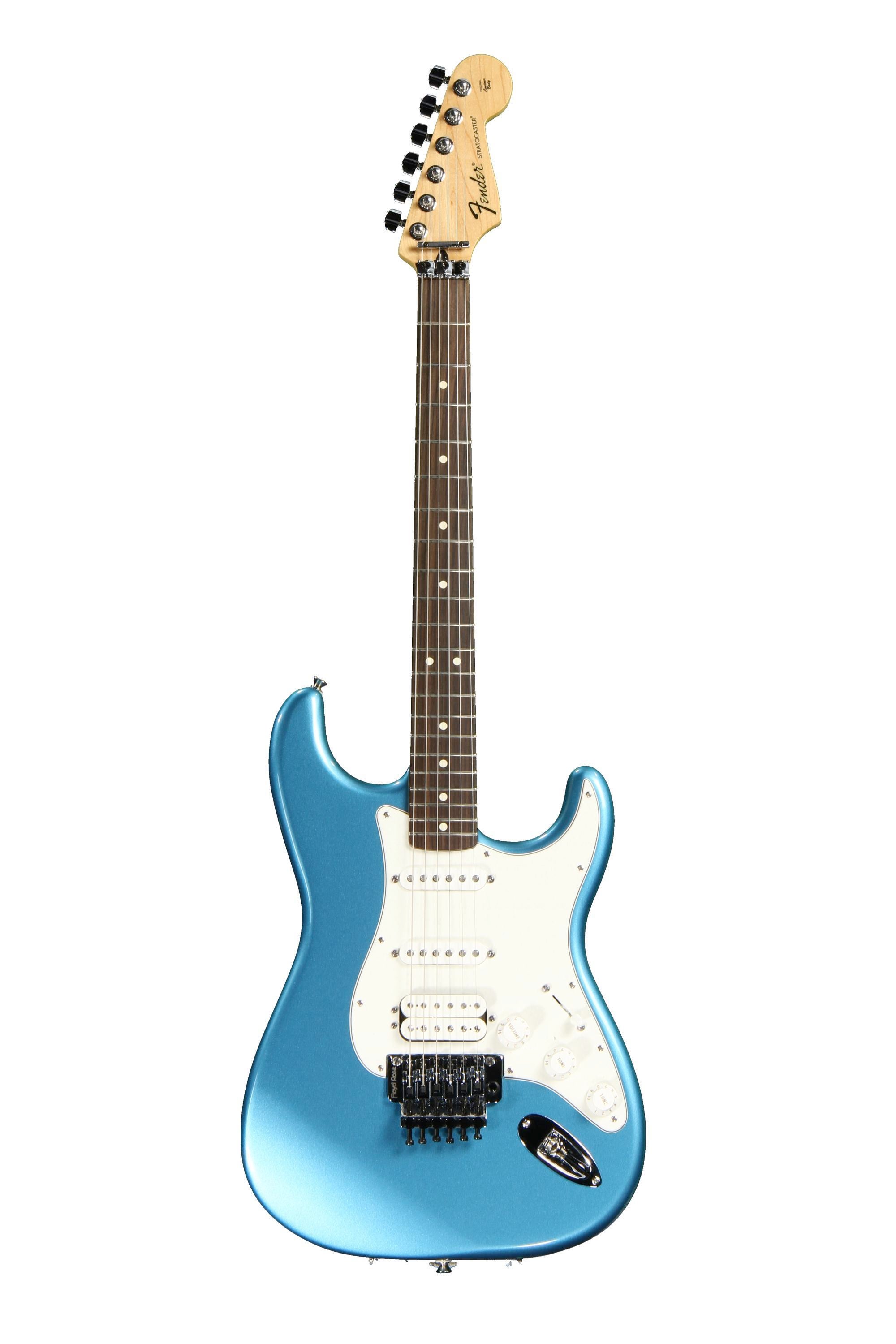 Fender Standard Strat HSS with Locking Tremolo - Lake Placid