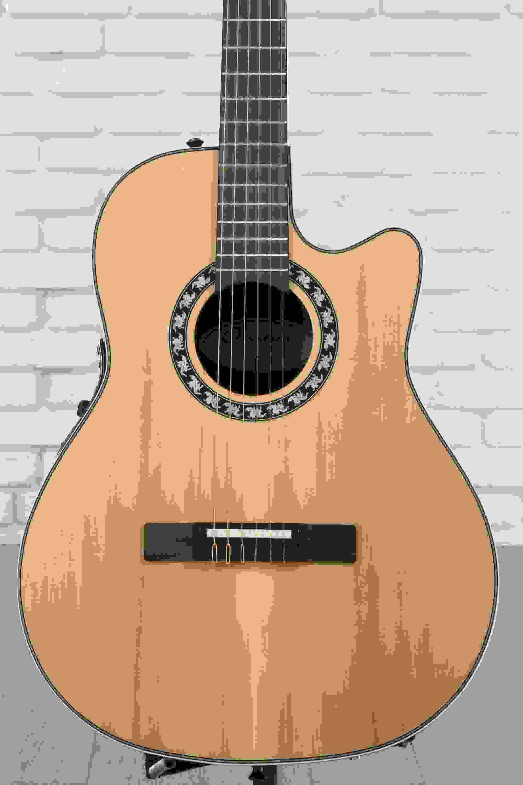 Ovation Timeless Classic Nylon Acoustic-Electric Guitar - Natural