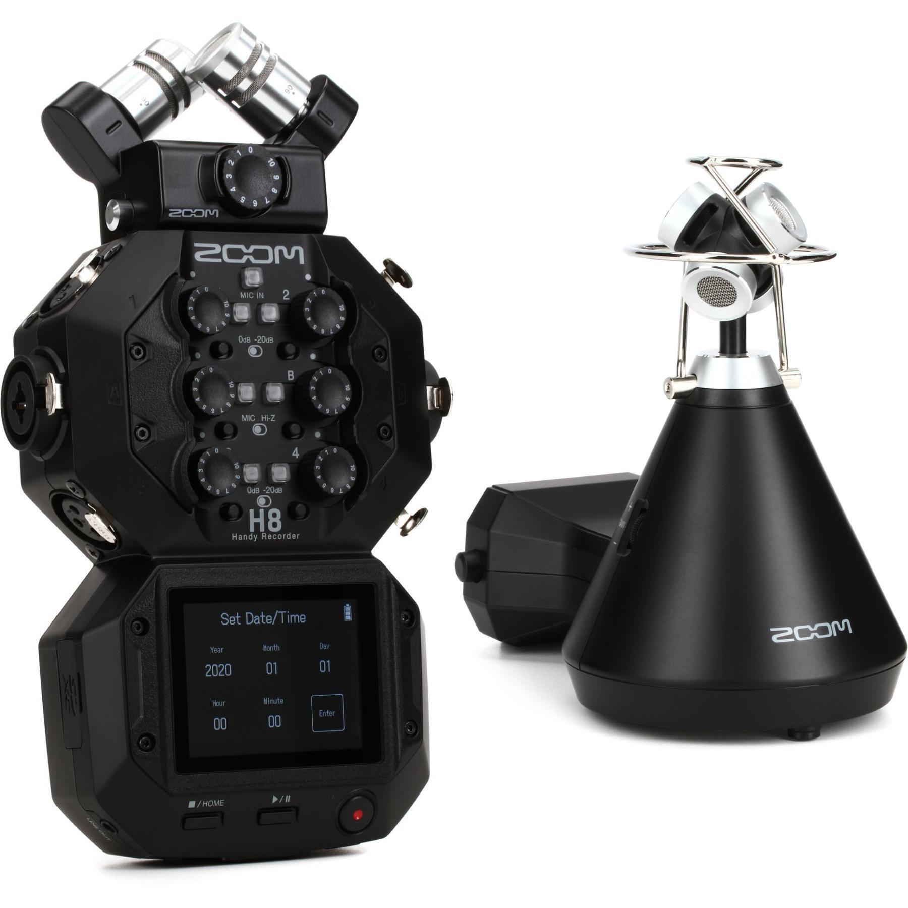Zoom H8 8-input Handy Recorder with Ambisonic Mic Capsule | Sweetwater