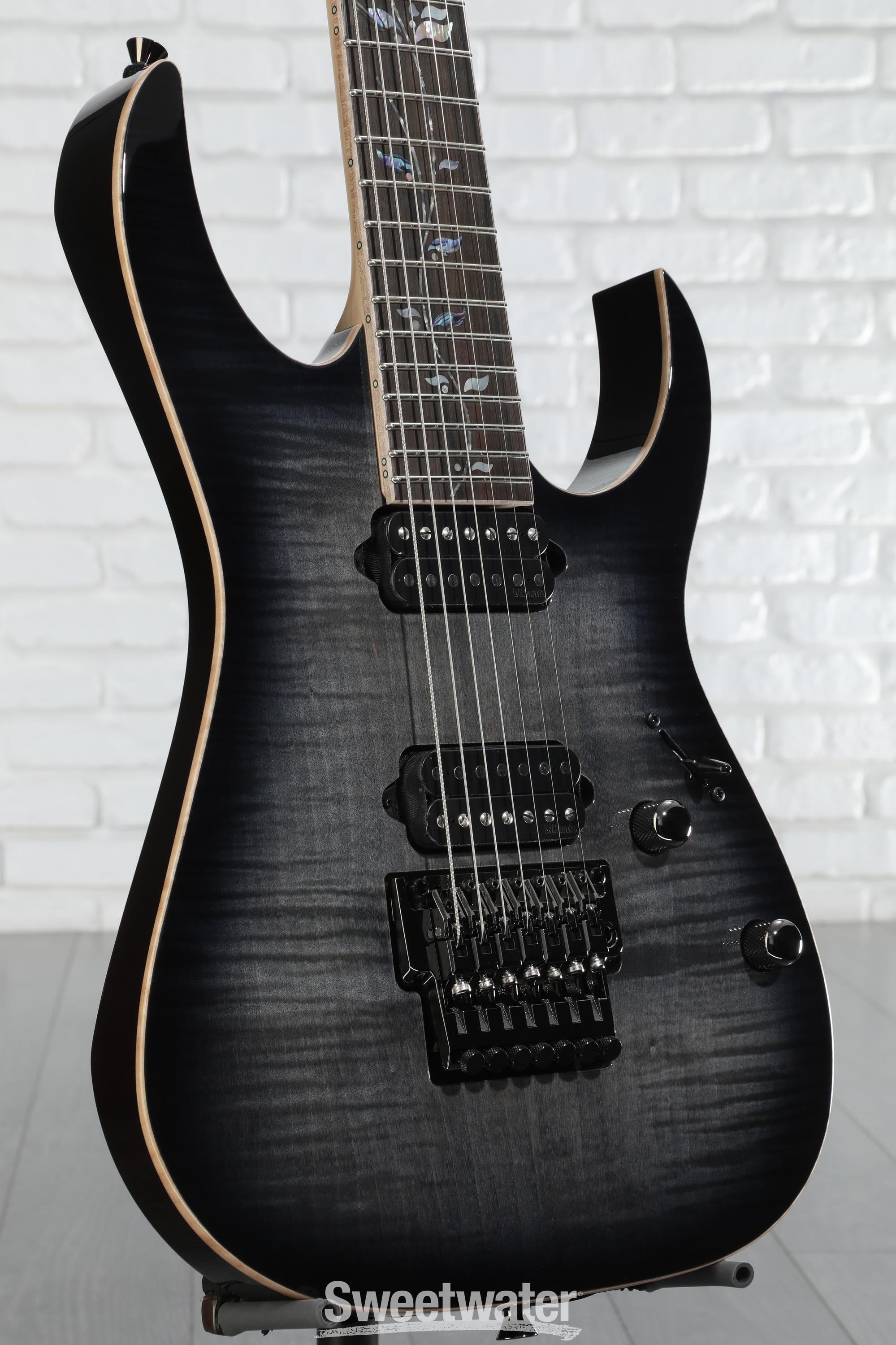 Ibanez j.custom RGR8527FX BRE 2019年製 Ibanez J Custom RG8527 7-string Electric Guitar - Black Rutile