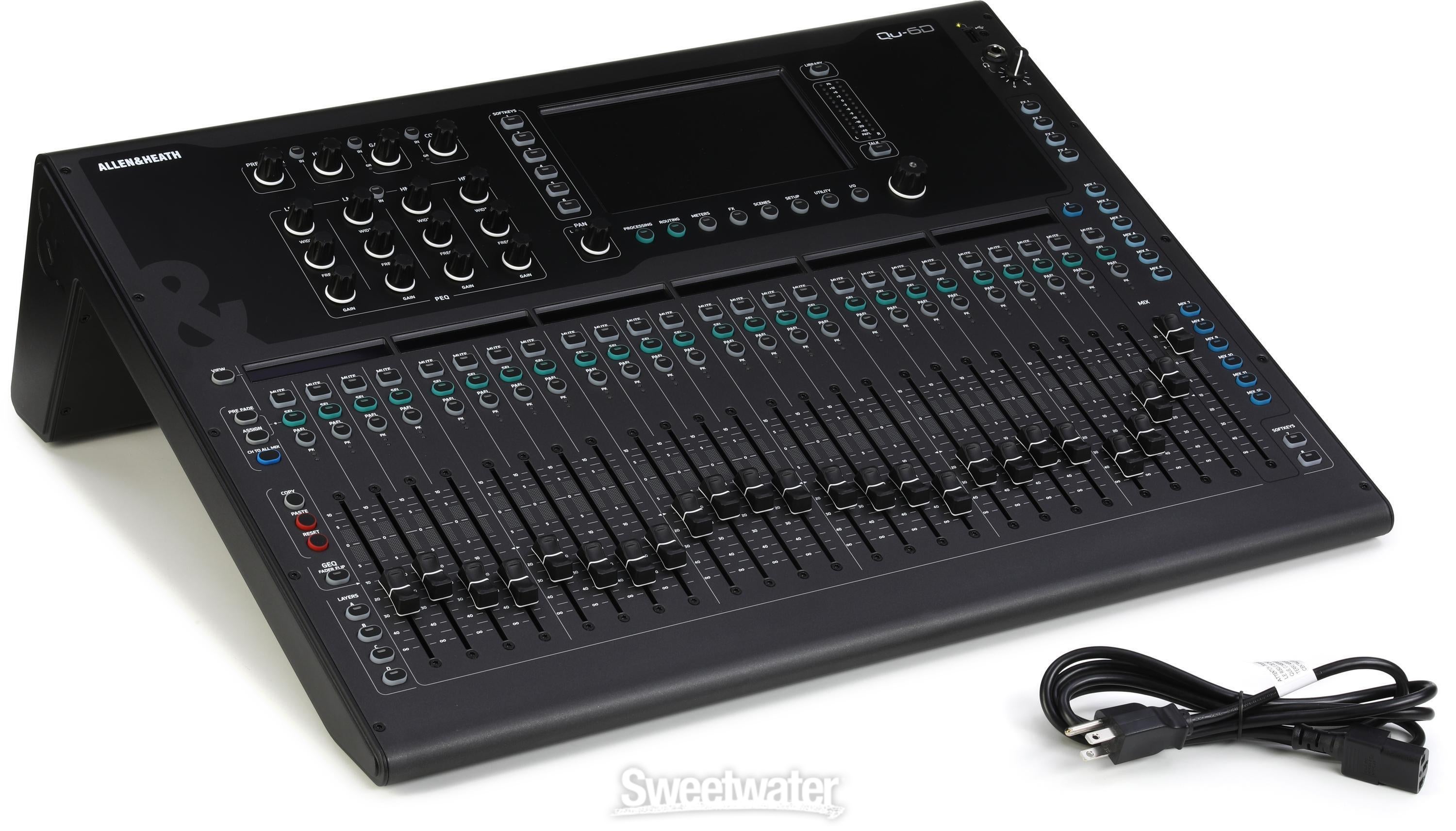 Allen & Heath Qu-6D 38-channel Digital Mixer with Dante | Sweetwater