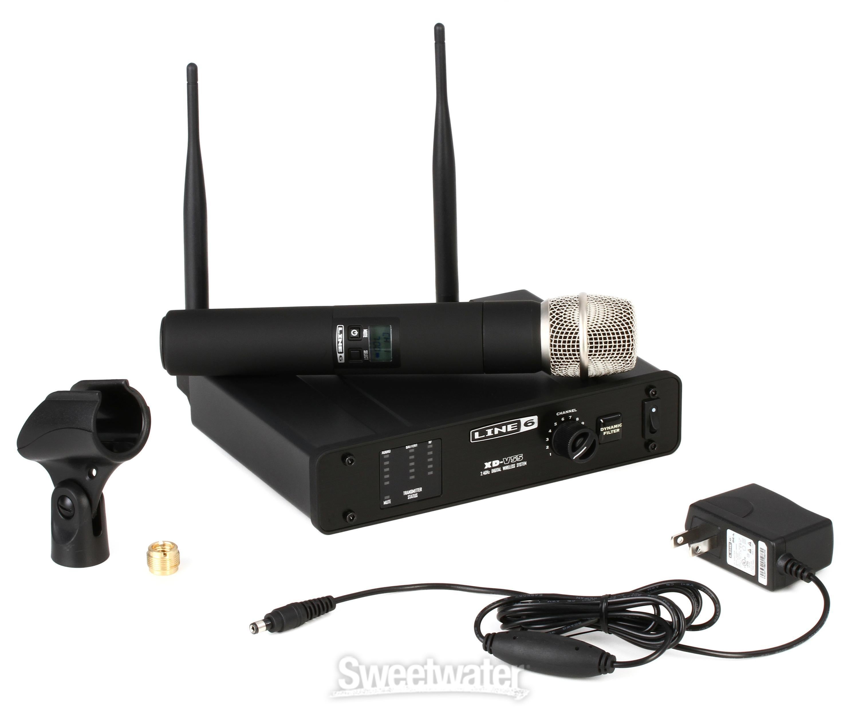 Line 6 XD V55 Digital Wireless Handheld Microphone System Sweetwater