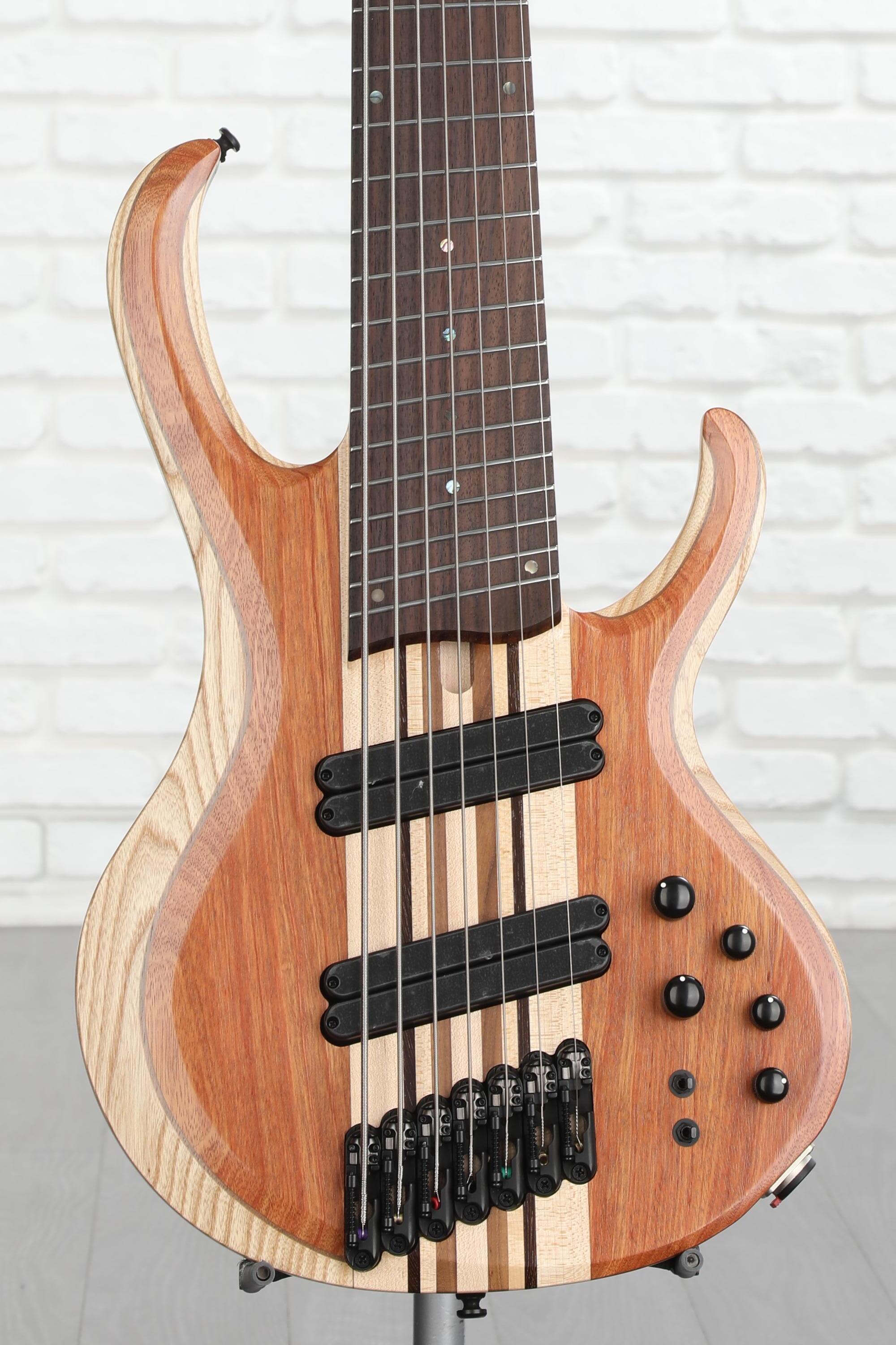 Ibanez BTB Bass Workshop Multi-scale 7-string Electric Bass - Natural Mocha  Low Gloss