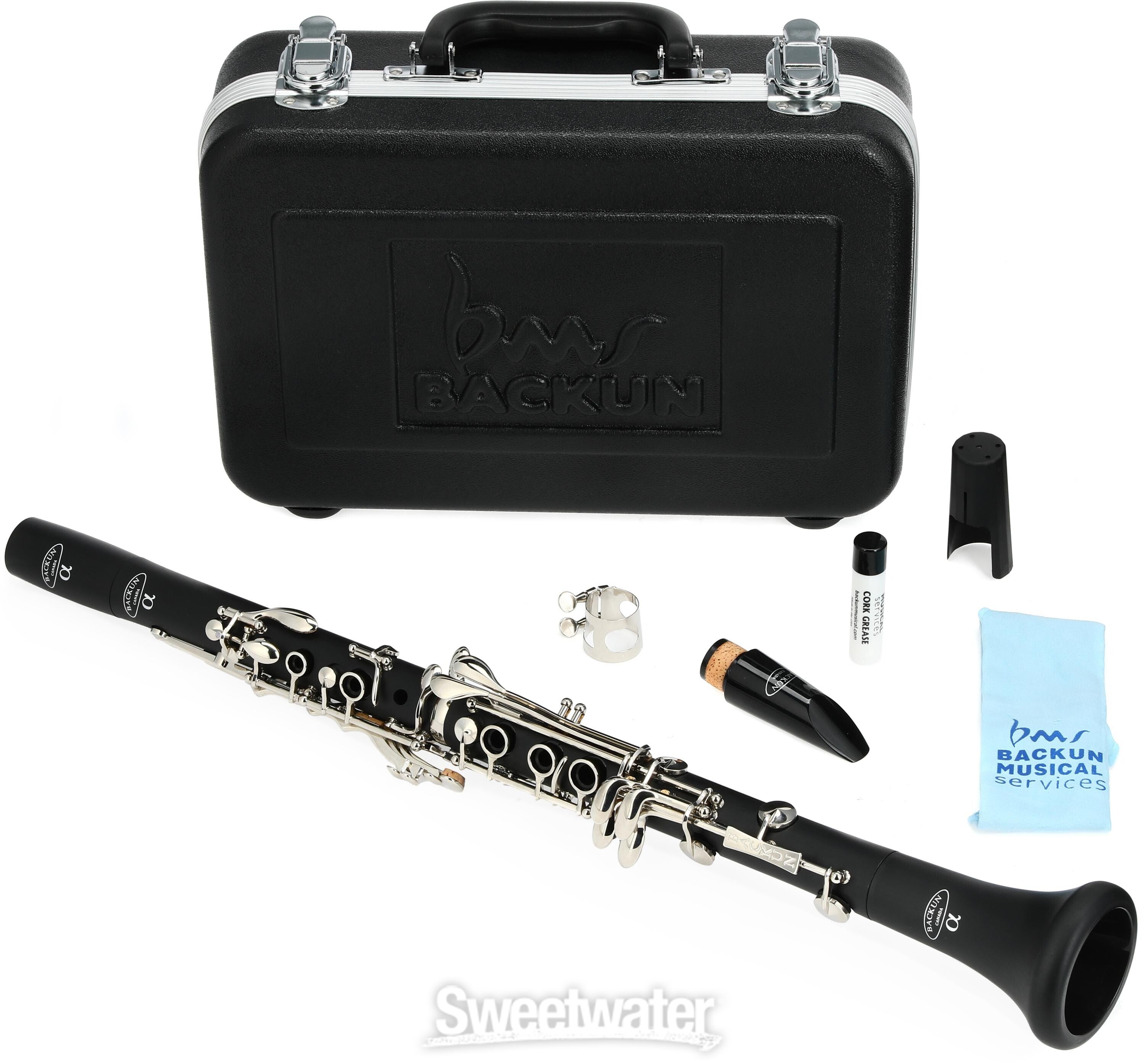 Backun Alpha Student Bb Clarinet with Nickel-plated Keys | Sweetwater