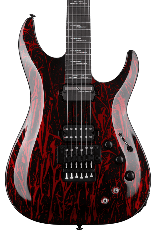 Schecter C-1 FR-S Silver Mountain - Blood Moon | Sweetwater