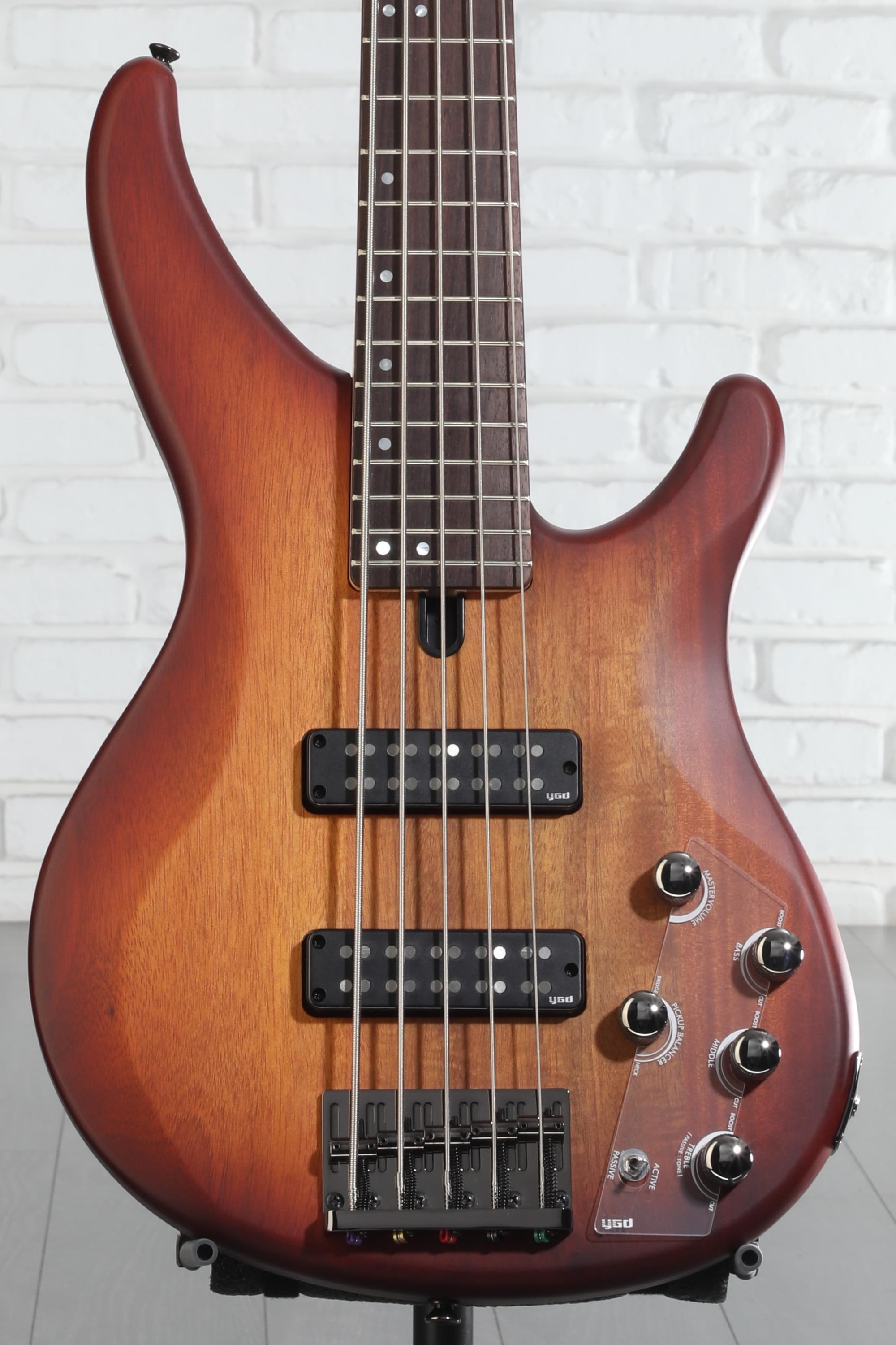 Yamaha TRBX505 5-string Bass Guitar - Brick Burst | Sweetwater
